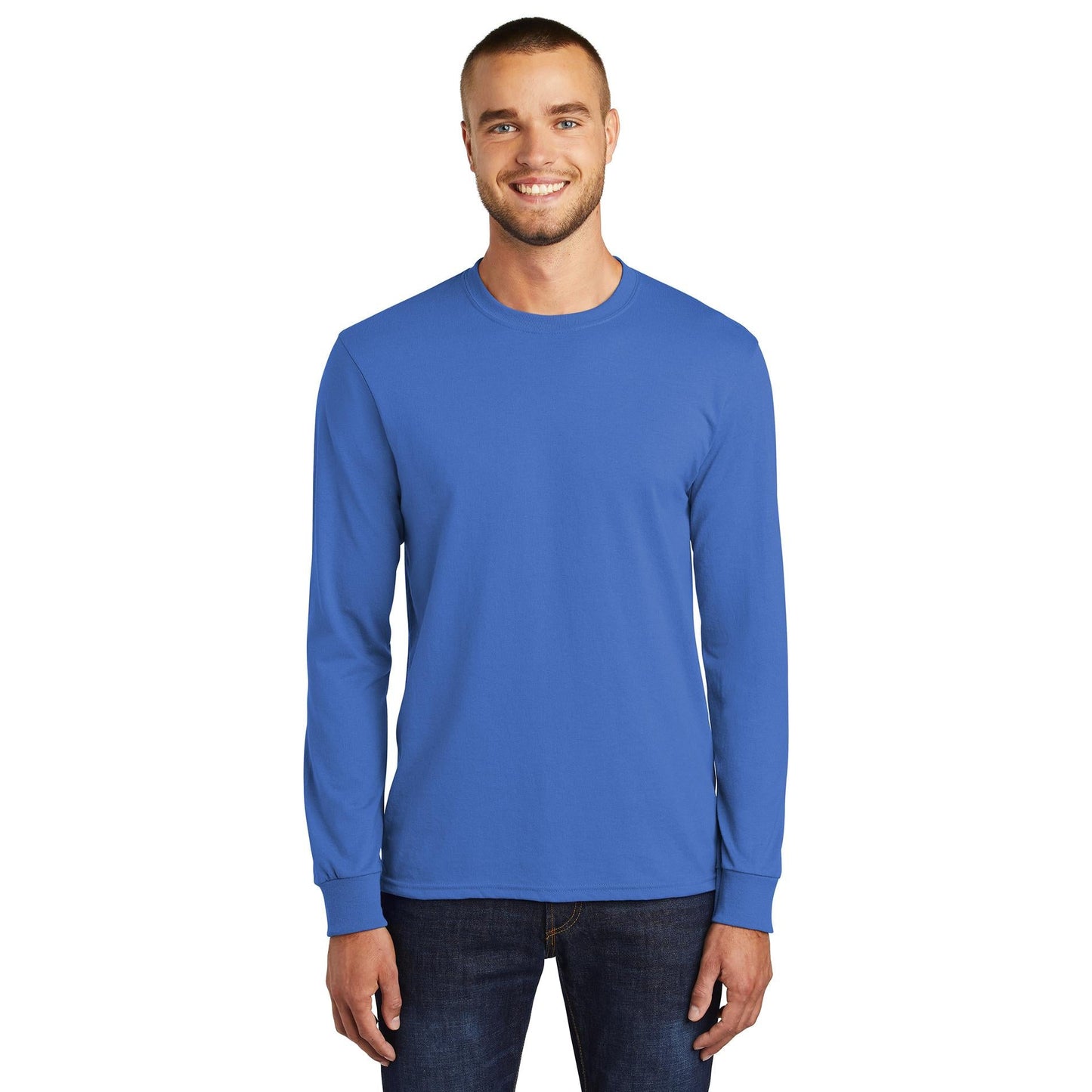 White T-Shirts - Port & Company - Soft Cotton Blend