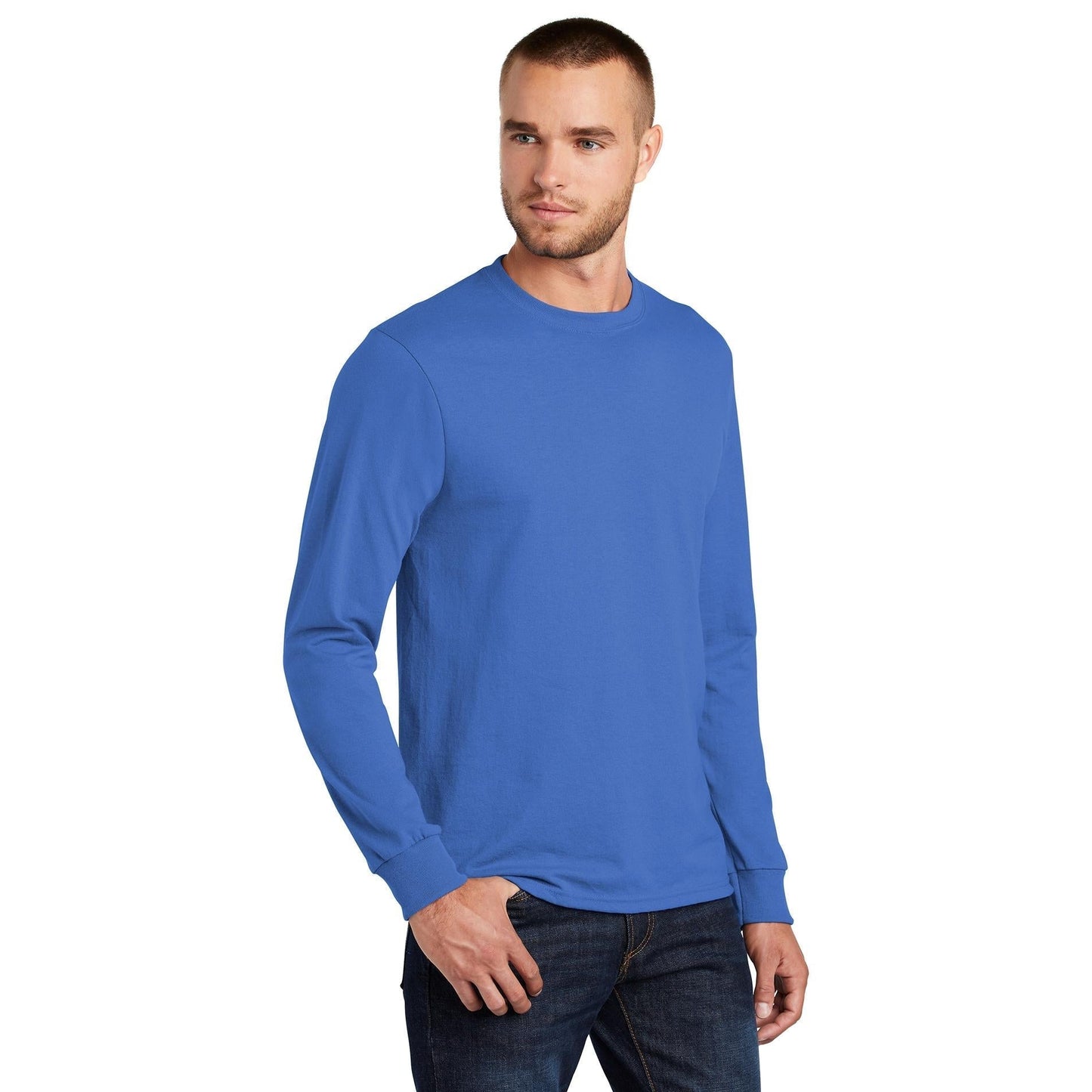 White T-Shirts - Port & Company - Soft Cotton Blend