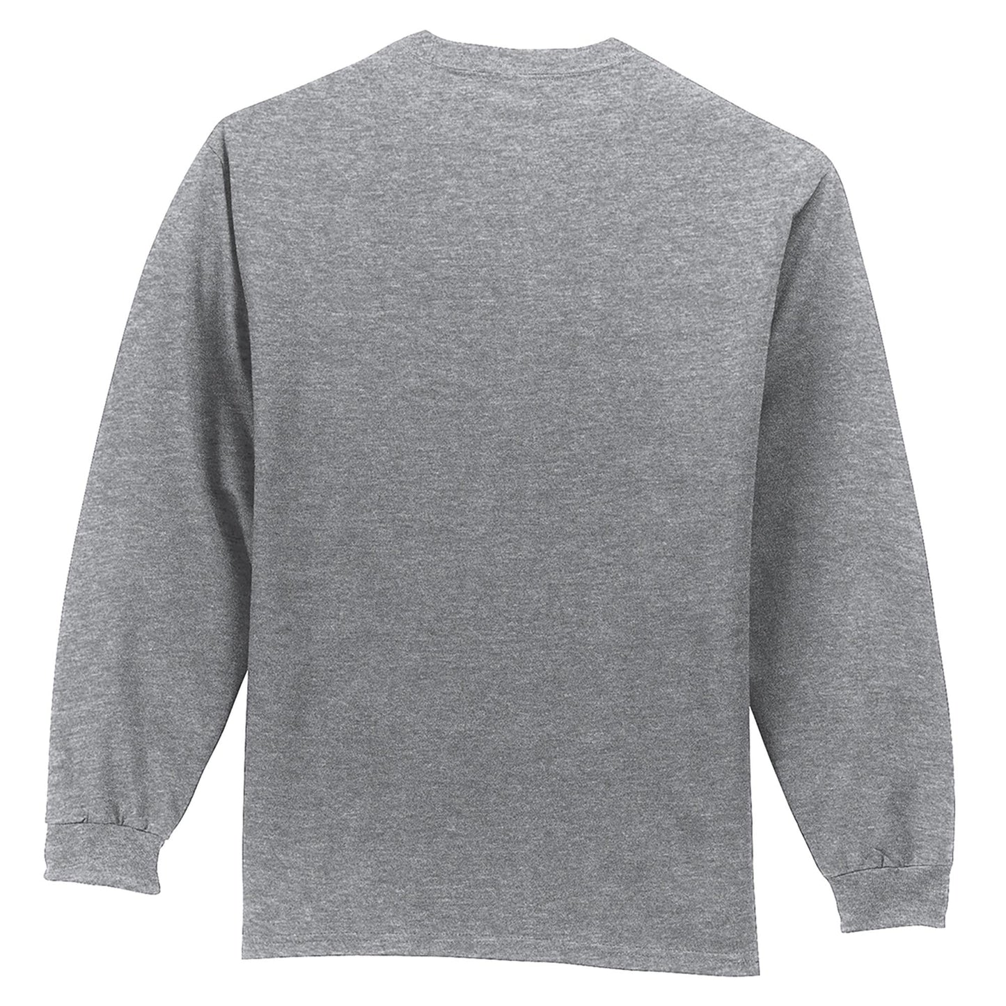 White Long Sleeve T-Shirt - Port & Company - Comfortable Fit