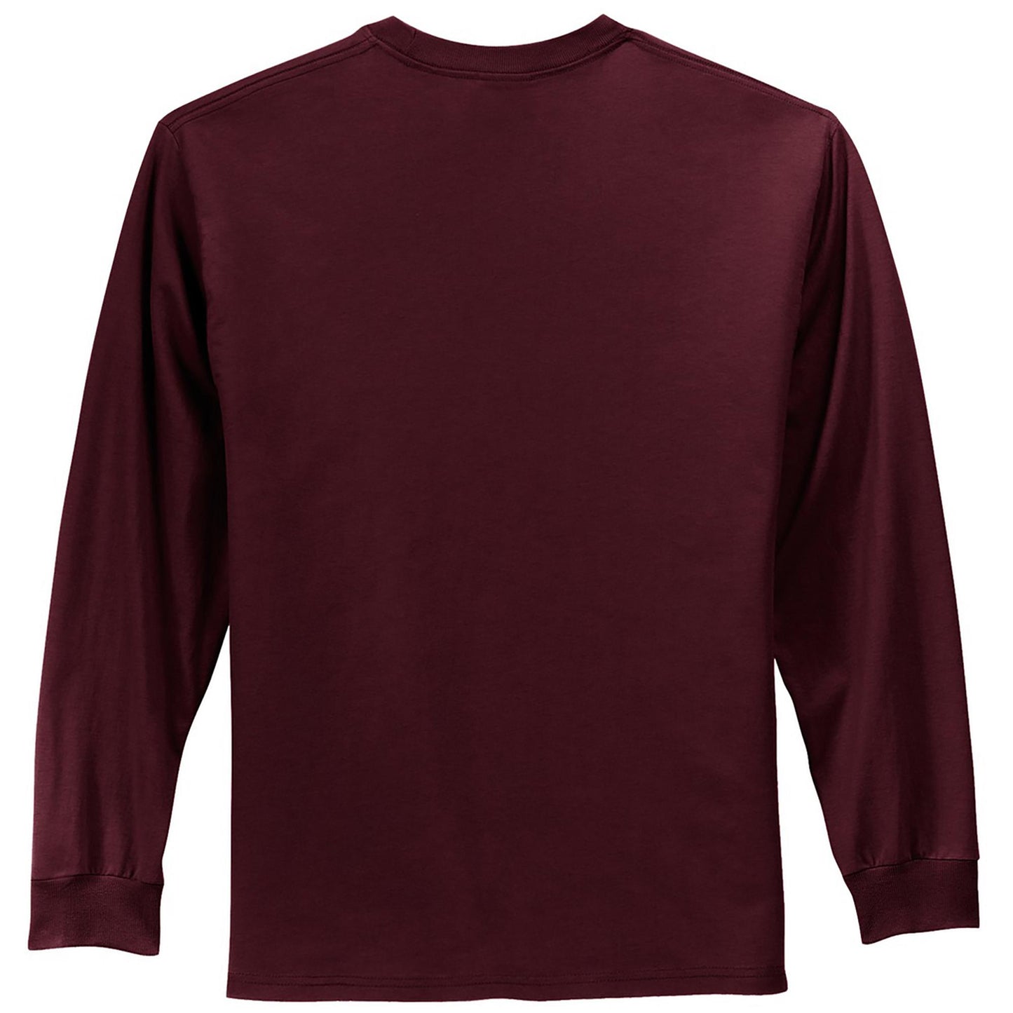 White Long Sleeve T-Shirt - Port & Company - Comfortable Fit