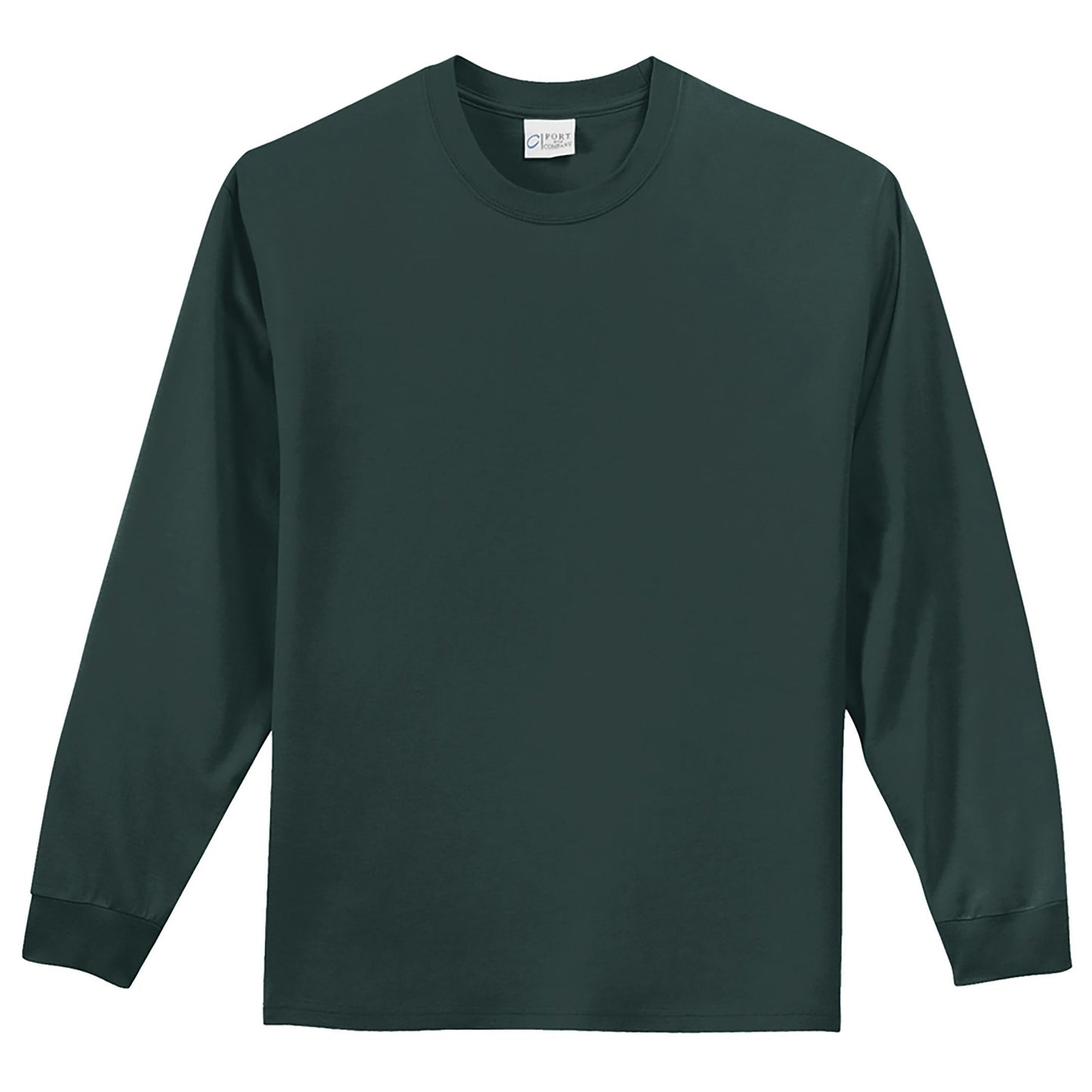 White Long Sleeve T-Shirt - Port & Company - Comfortable Fit