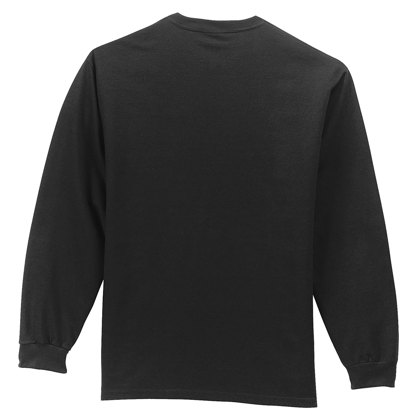 White Long Sleeve T-Shirt - Port & Company - Comfortable Fit