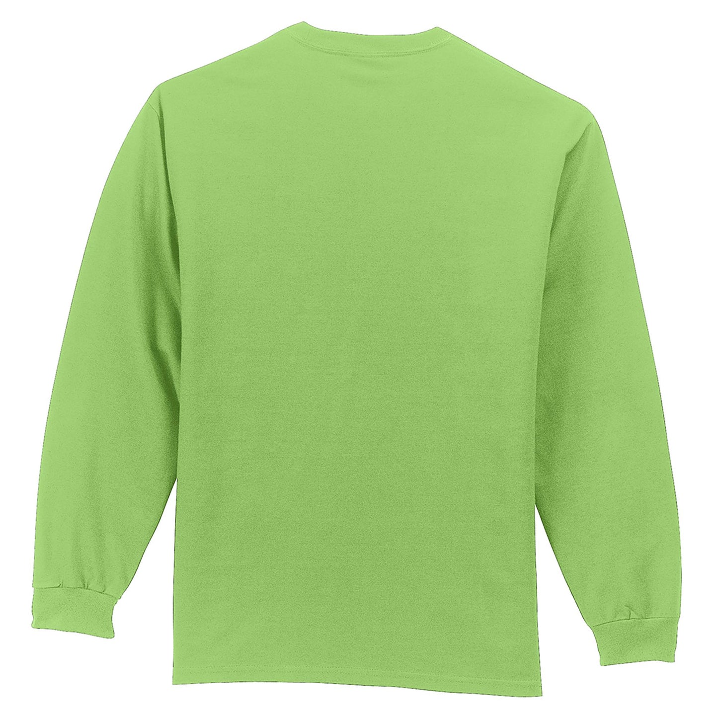 White Long Sleeve T-Shirt - Port & Company - Comfortable Fit