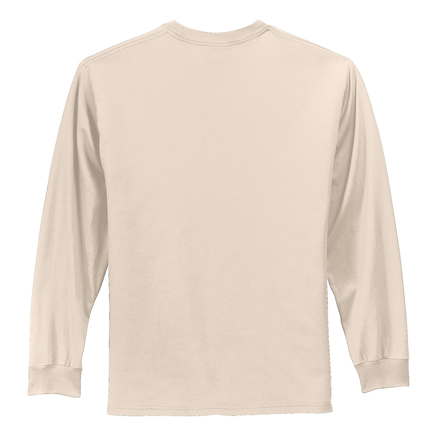 White Long Sleeve T-Shirt - Port & Company - Comfortable Fit
