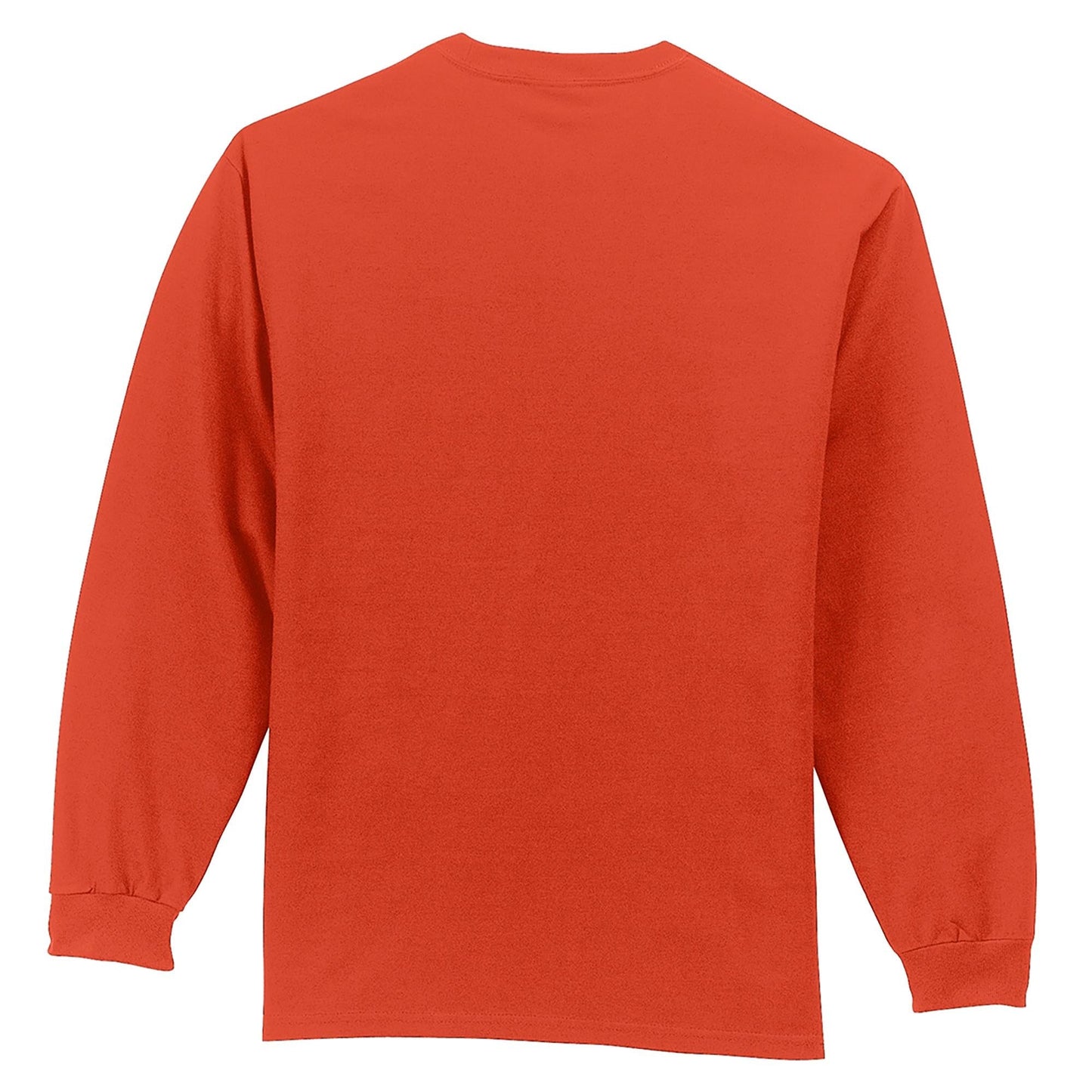 White Long Sleeve T-Shirt - Port & Company - Comfortable Fit