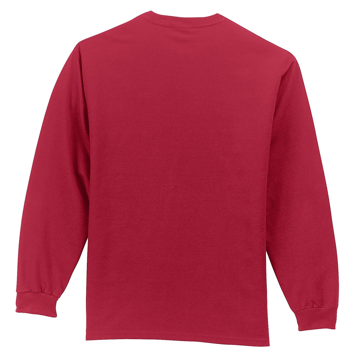 White Long Sleeve T-Shirt - Port & Company - Comfortable Fit