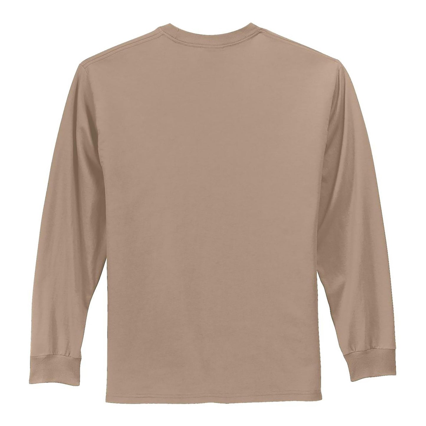 White Long Sleeve T-Shirt - Port & Company - Comfortable Fit