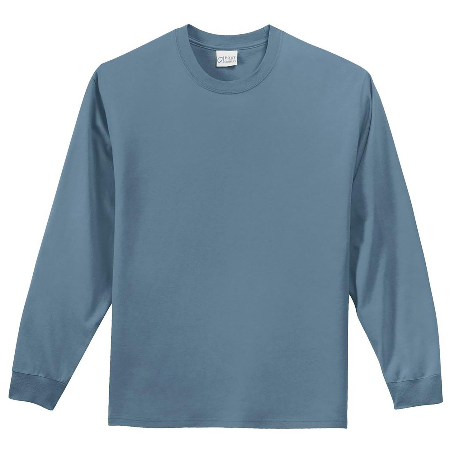 White Long Sleeve T-Shirt - Port & Company - Comfortable Fit