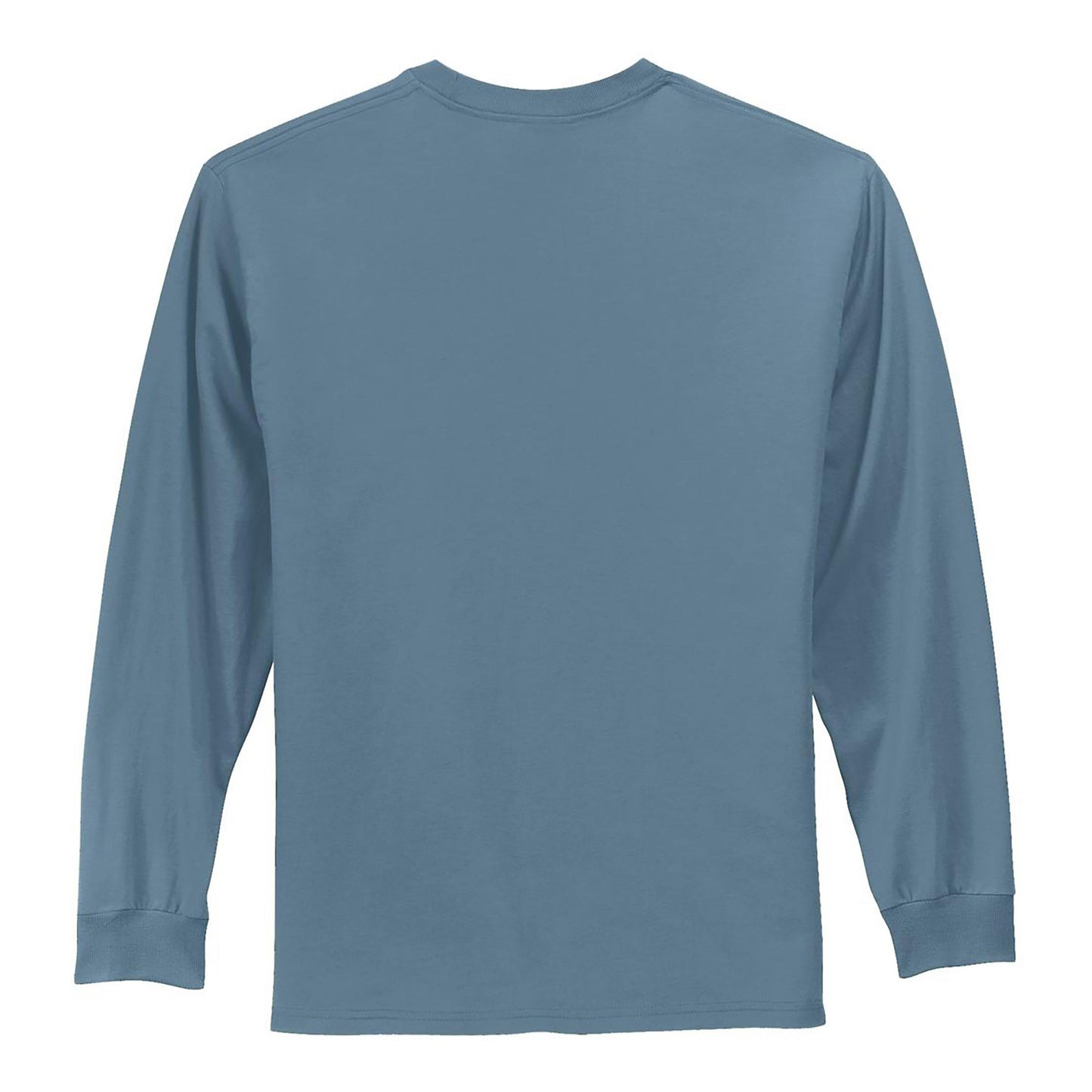 White Long Sleeve T-Shirt - Port & Company - Comfortable Fit