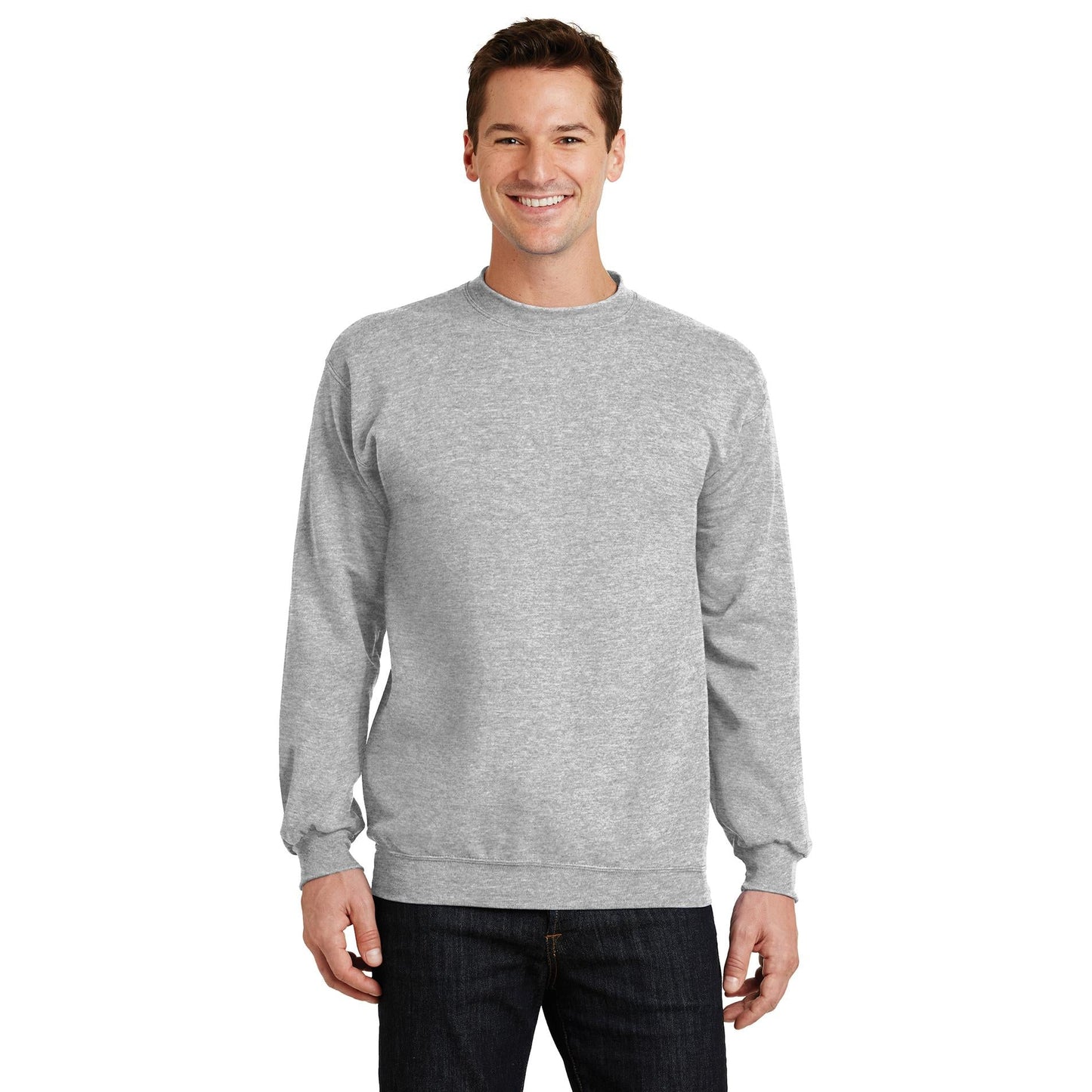 Athletic Heather Sweatshirt - Port & Company - Soft Fleece