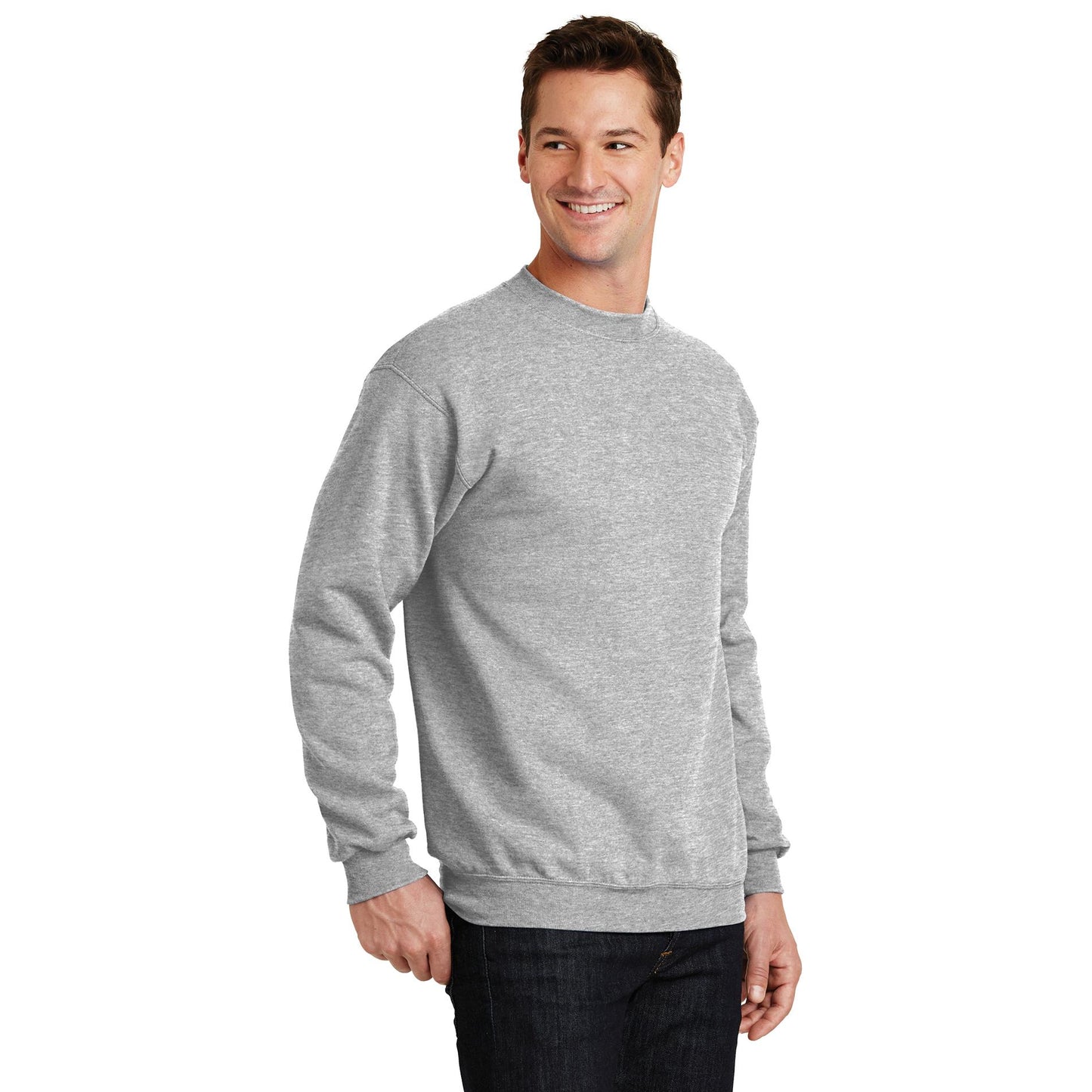 Athletic Heather Sweatshirt - Port & Company - Soft Fleece