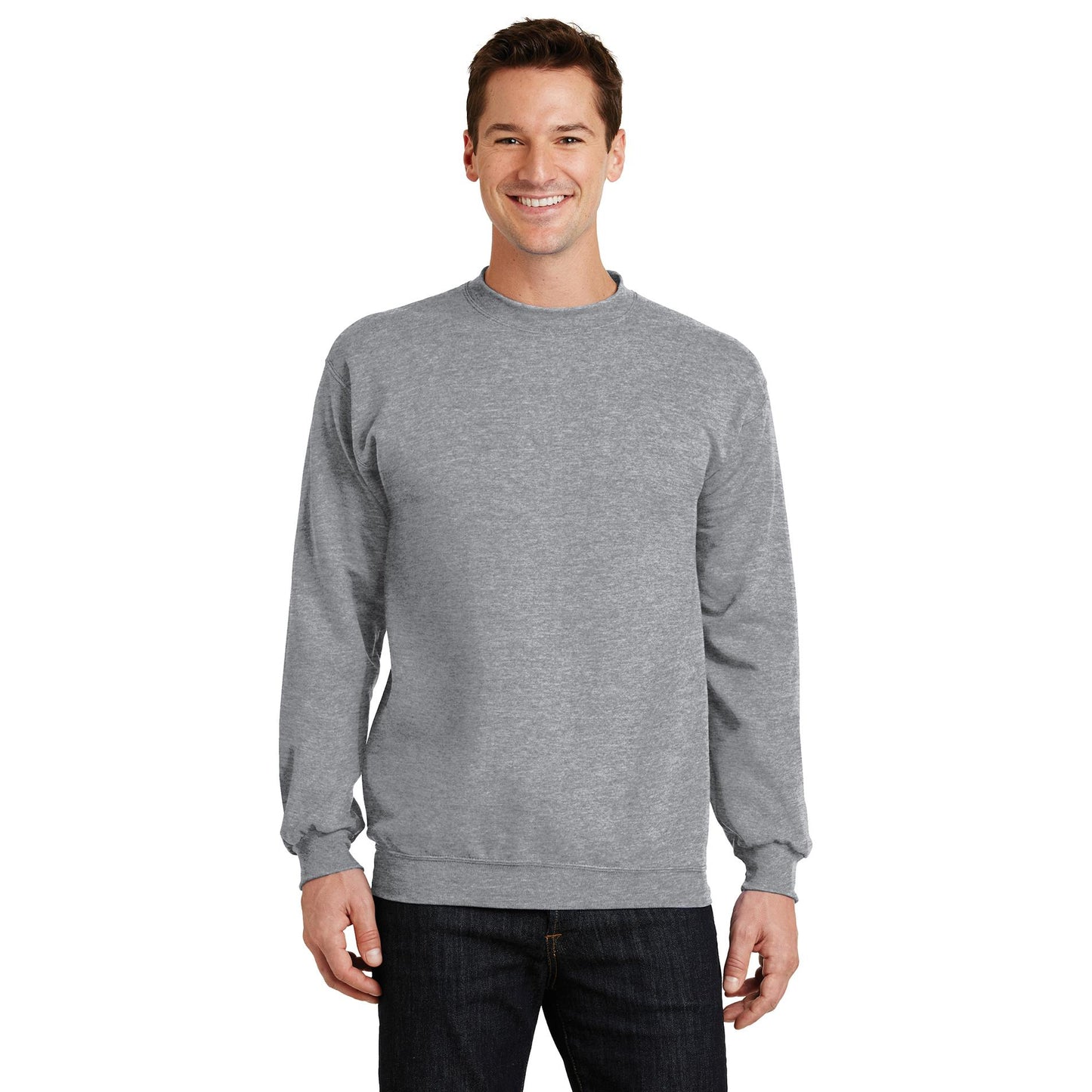 Athletic Heather Sweatshirt - Port & Company - Soft Fleece