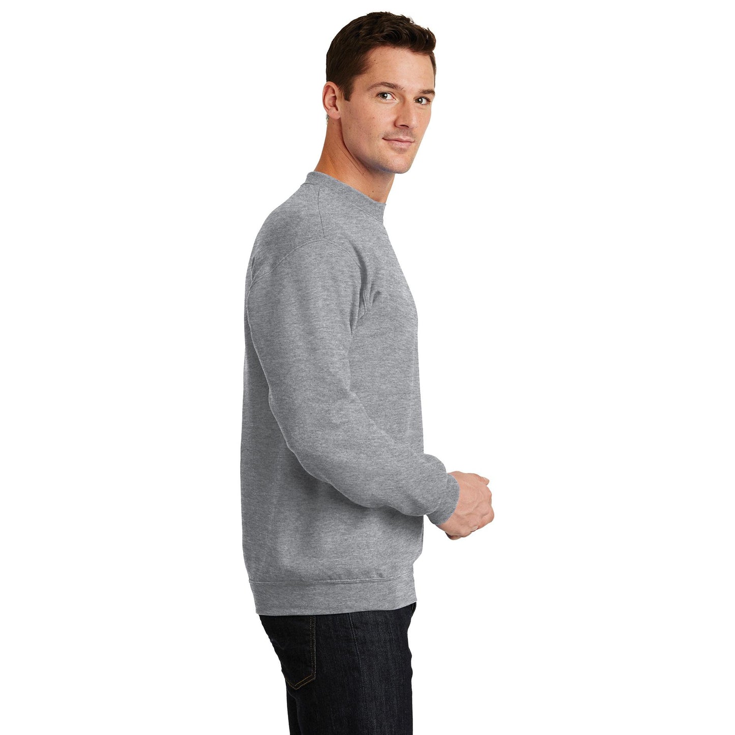 Athletic Heather Sweatshirt - Port & Company - Soft Fleece