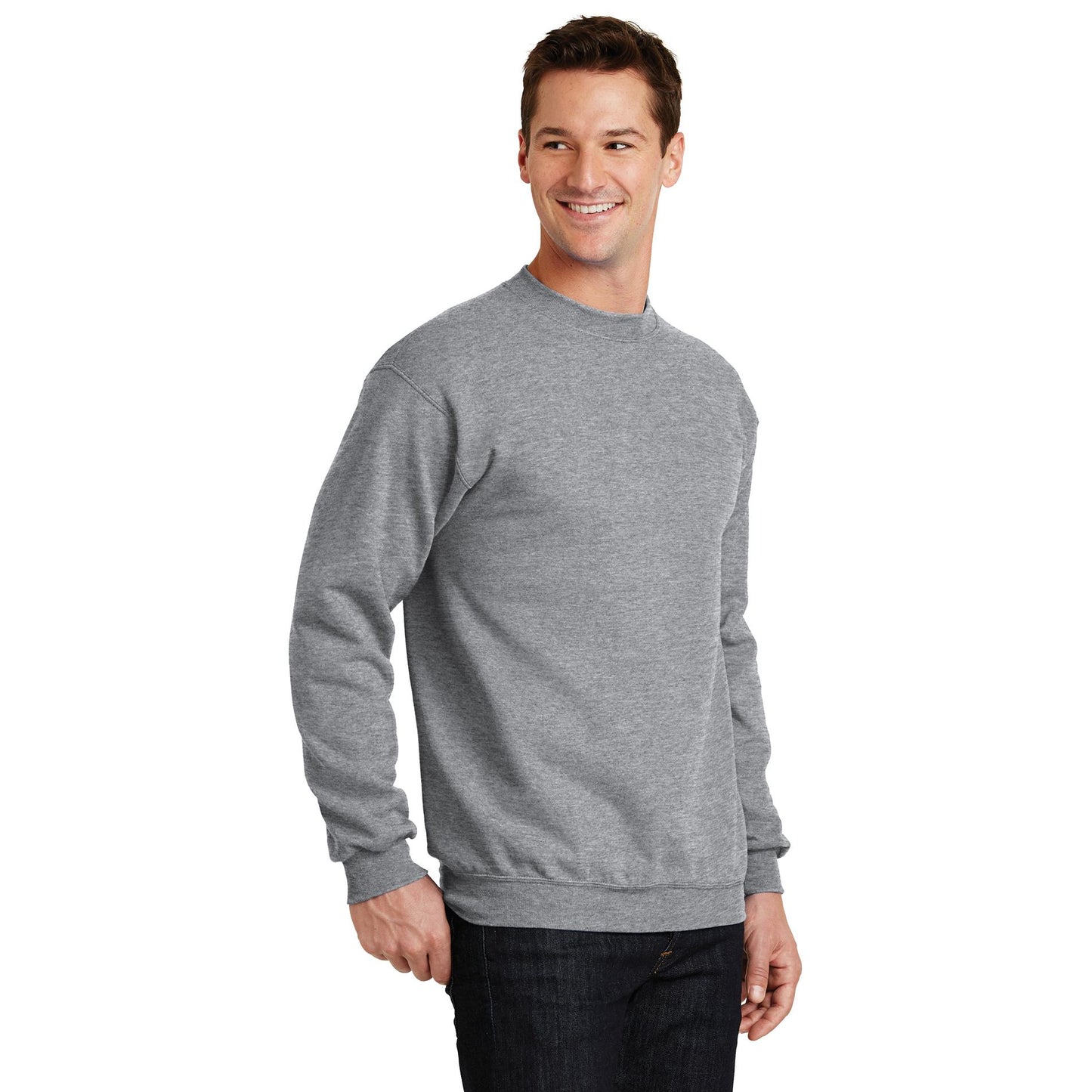 Athletic Heather Sweatshirt - Port & Company - Soft Fleece