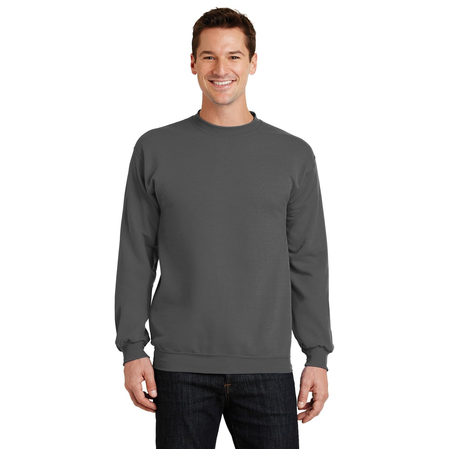 Athletic Heather Sweatshirt - Port & Company - Soft Fleece