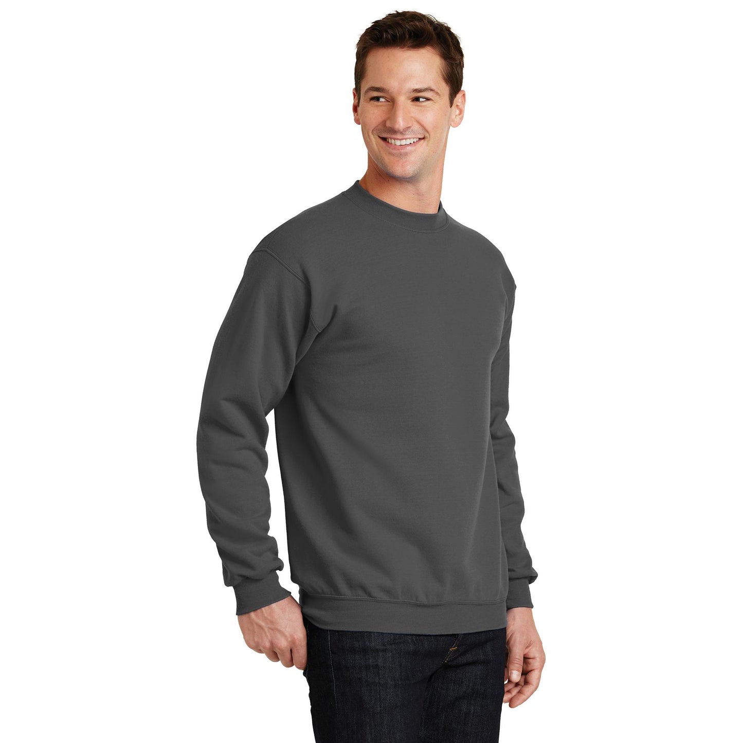 Athletic Heather Sweatshirt - Port & Company - Soft Fleece