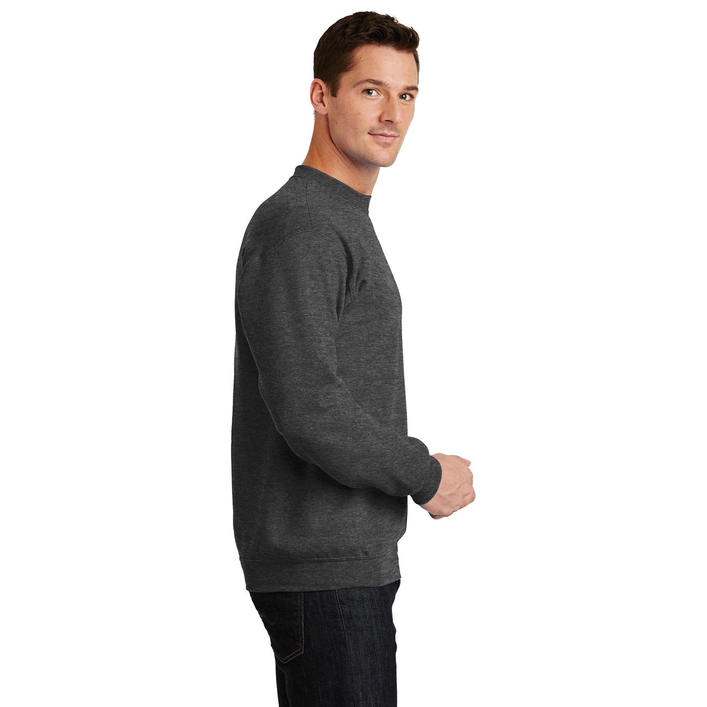 Athletic Heather Sweatshirt - Port & Company - Soft Fleece