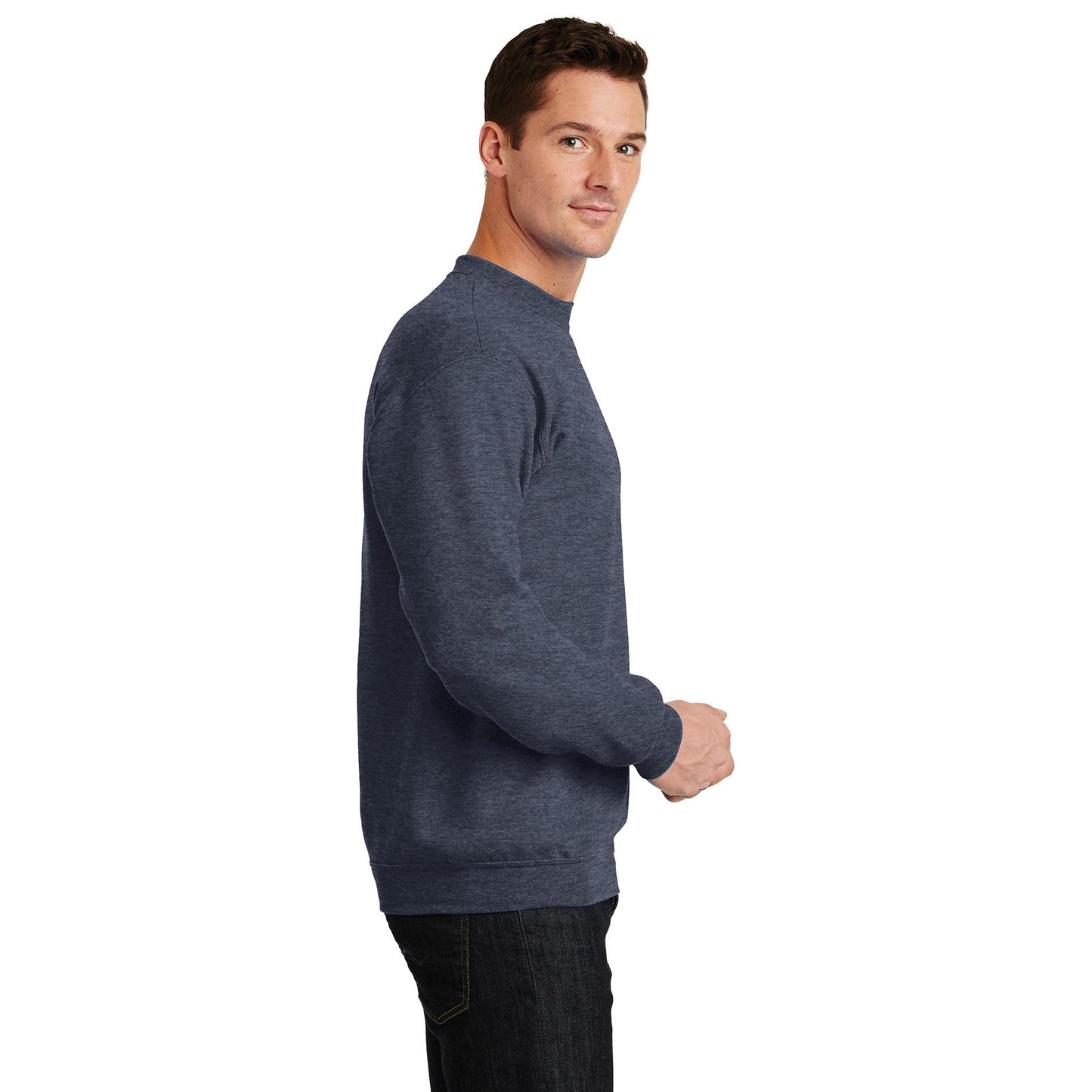 Athletic Heather Sweatshirt - Port & Company - Soft Fleece
