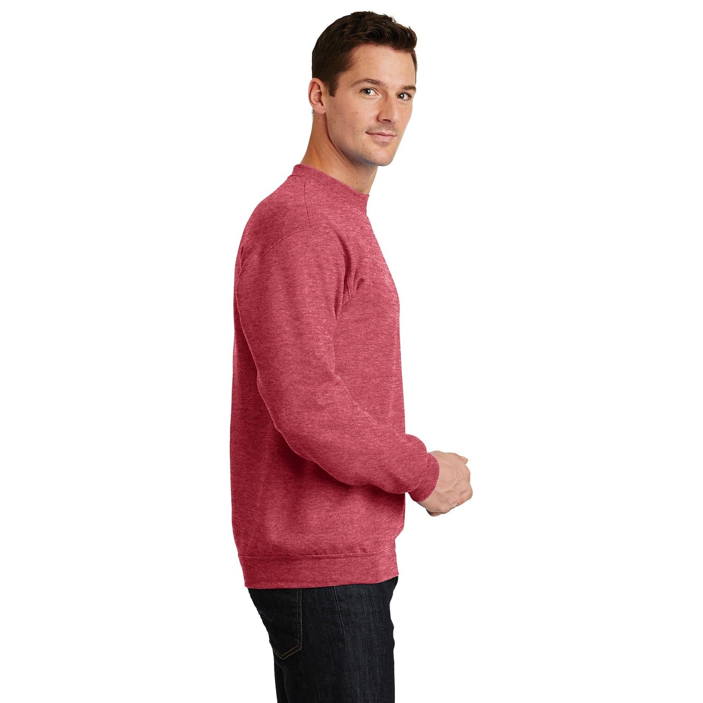 Athletic Heather Sweatshirt - Port & Company - Soft Fleece
