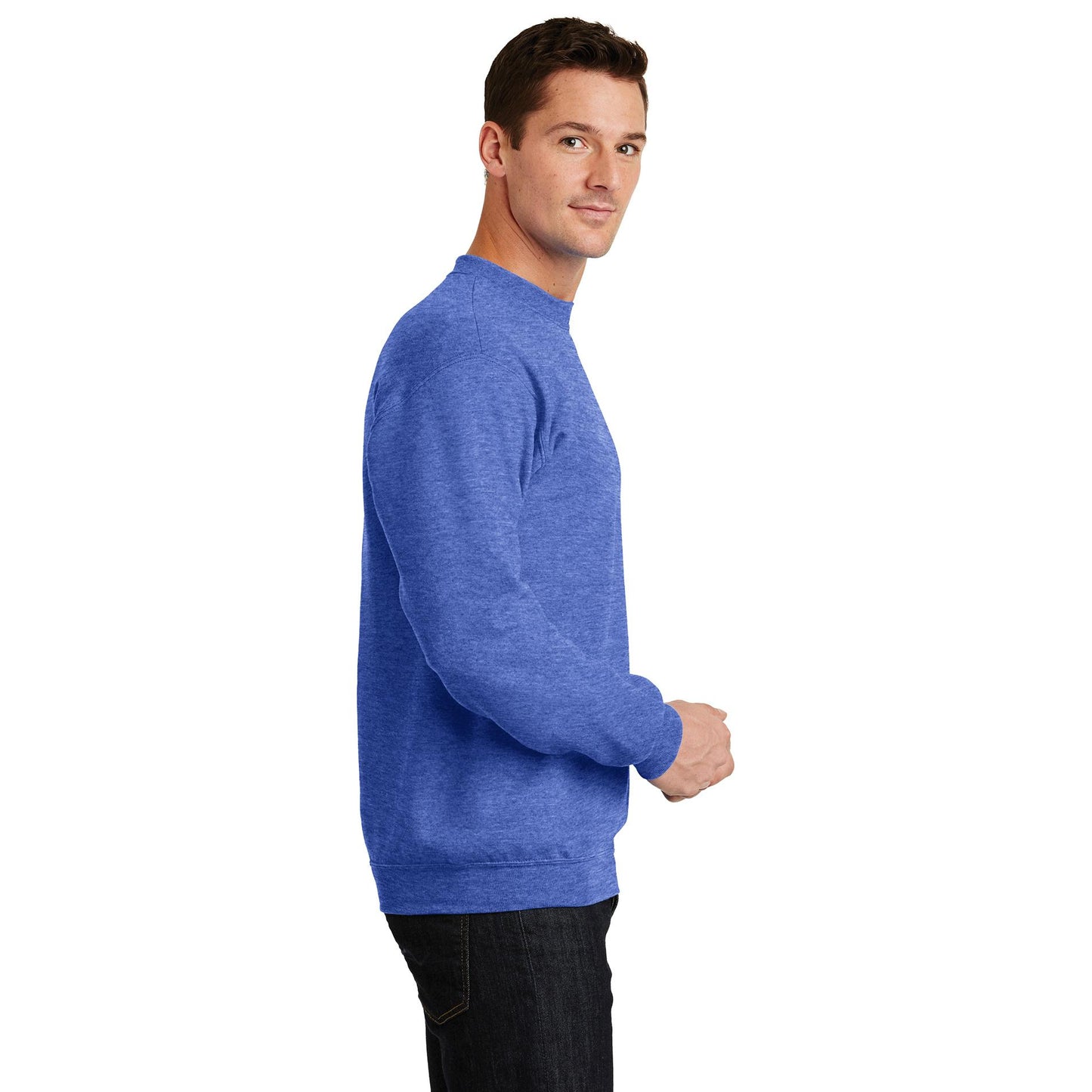 Athletic Heather Sweatshirt - Port & Company - Soft Fleece