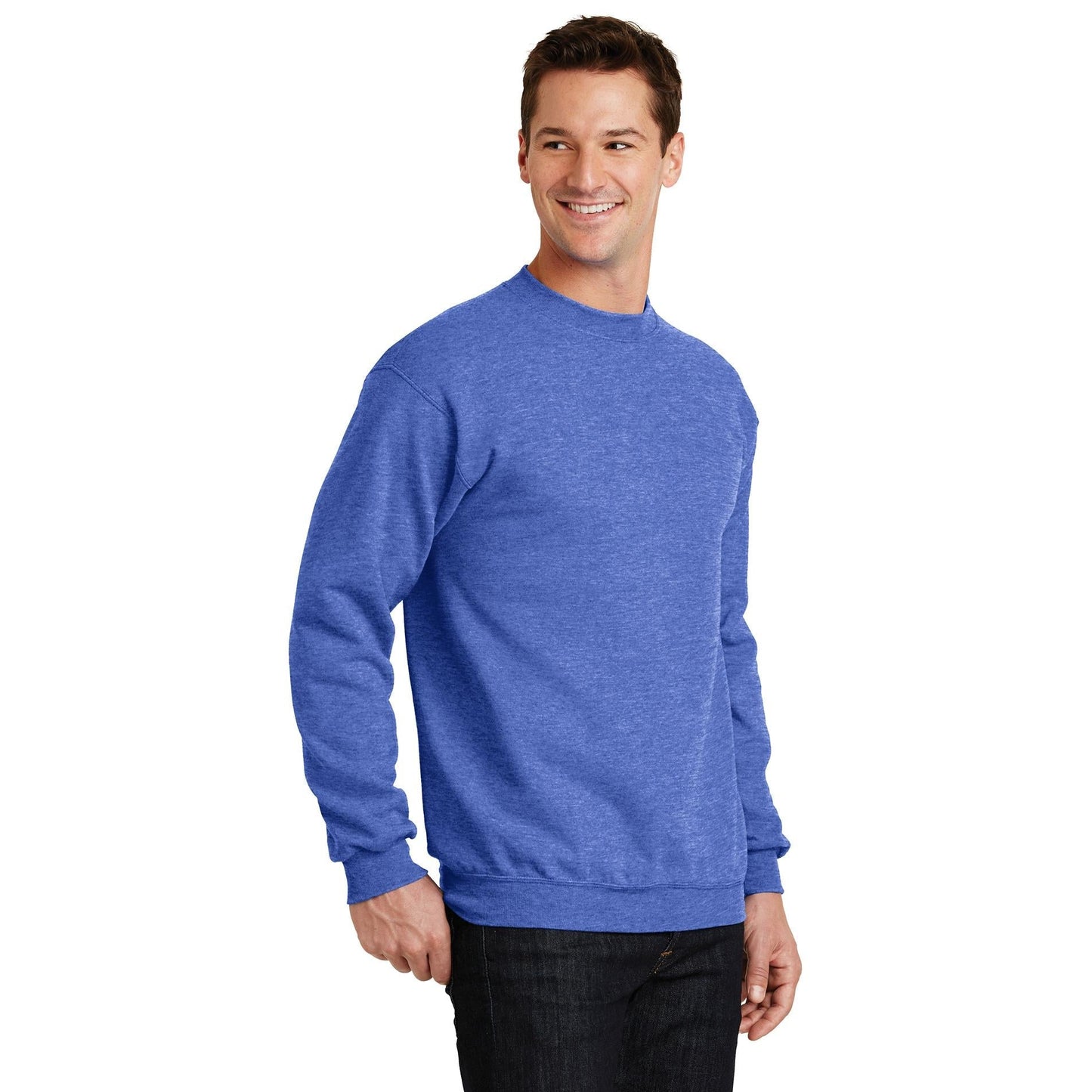Athletic Heather Sweatshirt - Port & Company - Soft Fleece