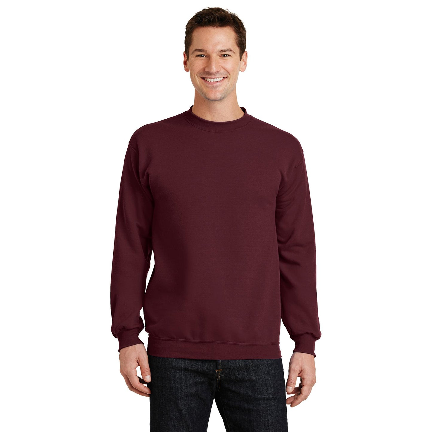 Athletic Heather Sweatshirt - Port & Company - Soft Fleece