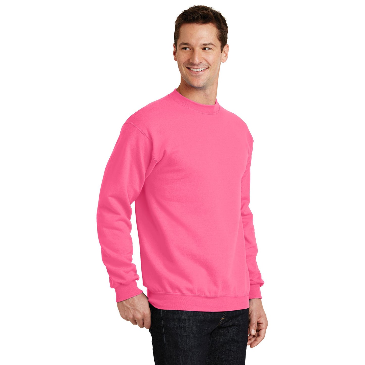 Athletic Heather Sweatshirt - Port & Company - Soft Fleece