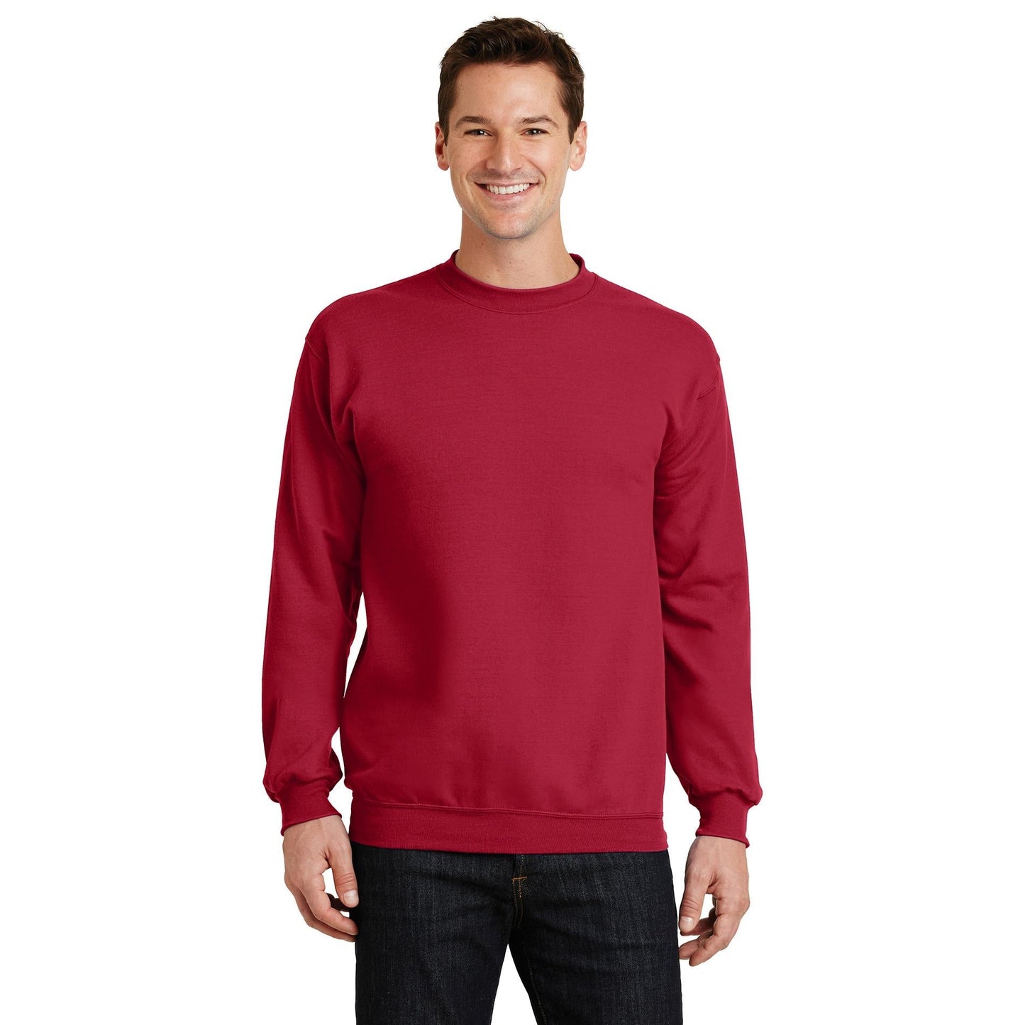 Athletic Heather Sweatshirt - Port & Company - Soft Fleece