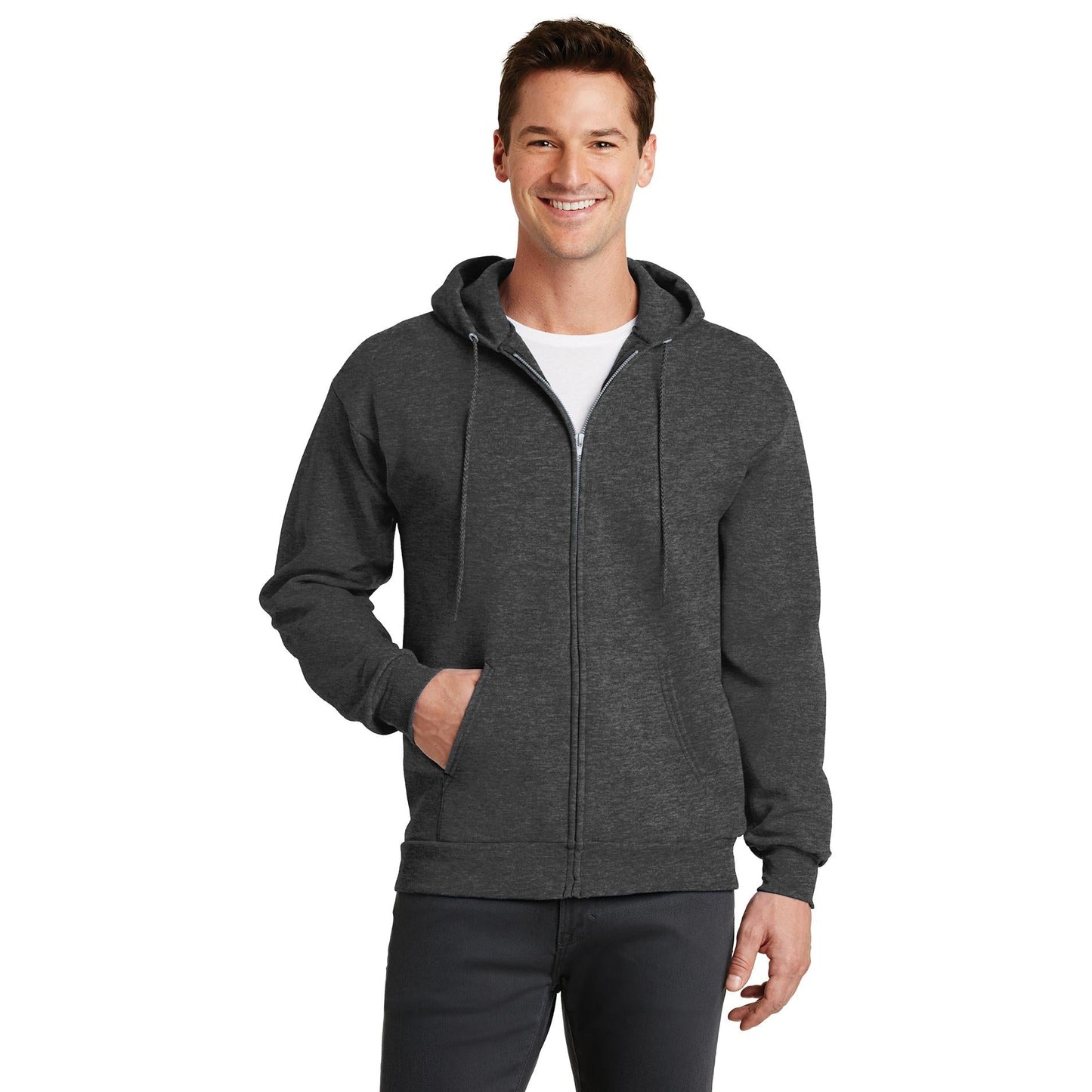 Athletic Heather Sweatshirts - Port & Company - Cozy Fleece