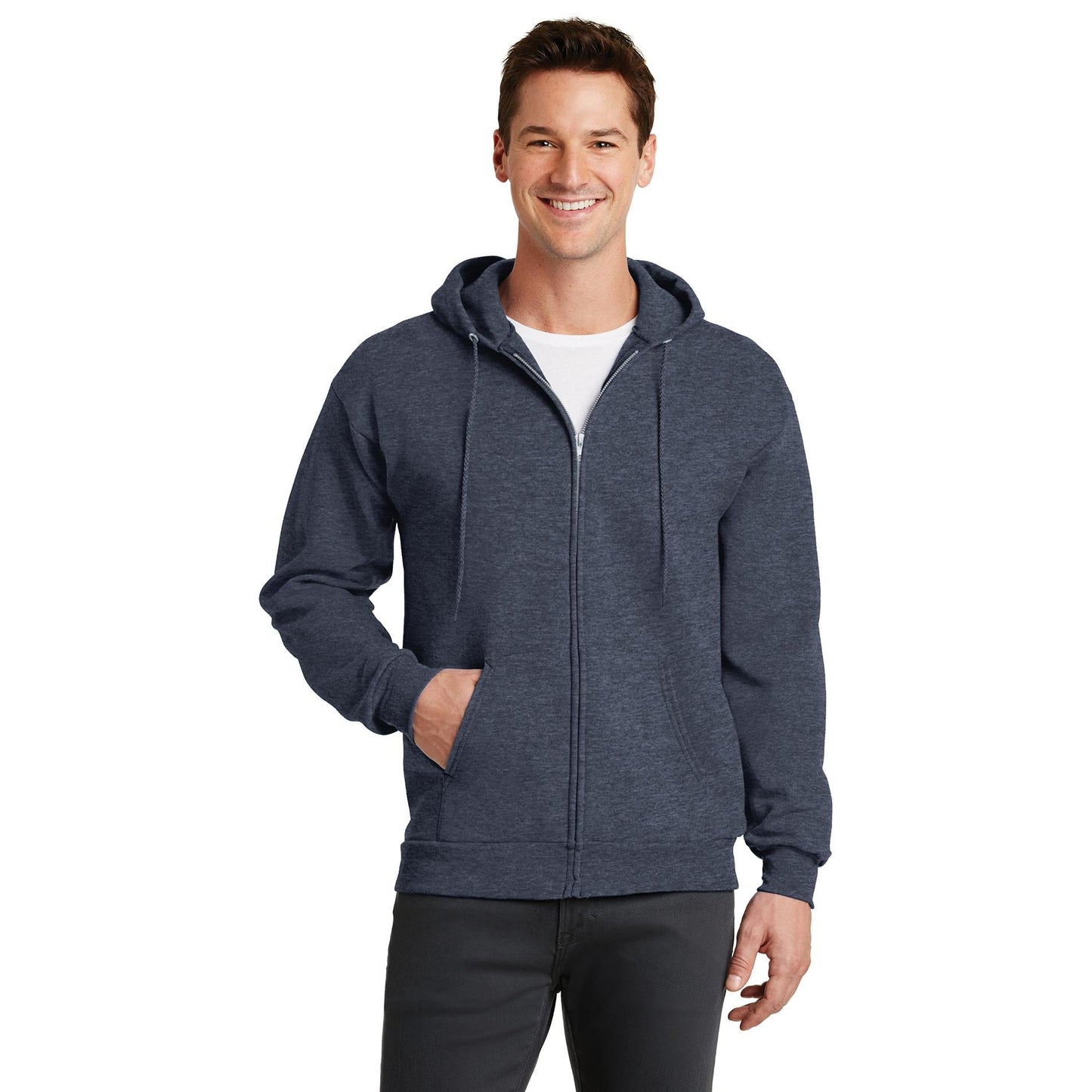 Athletic Heather Sweatshirts - Port & Company - Cozy Fleece
