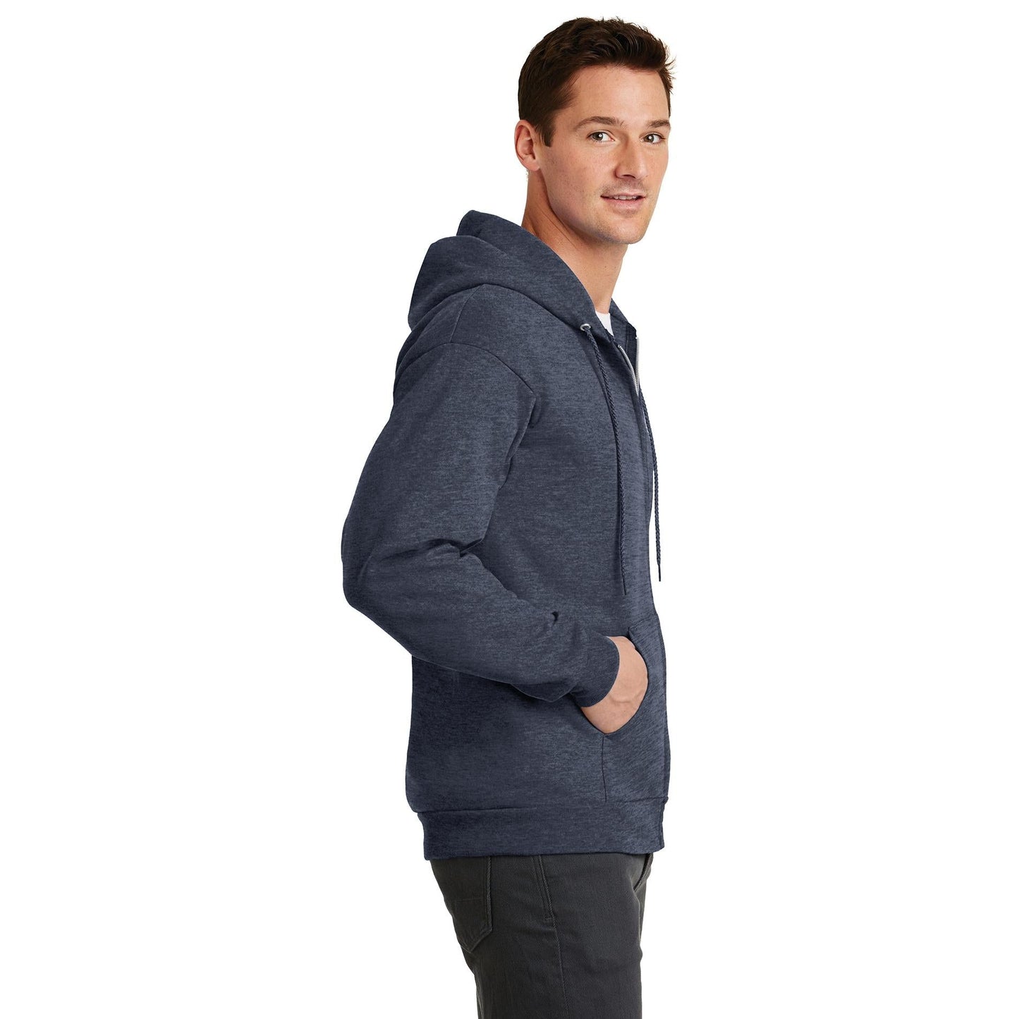 Athletic Heather Sweatshirts - Port & Company - Cozy Fleece