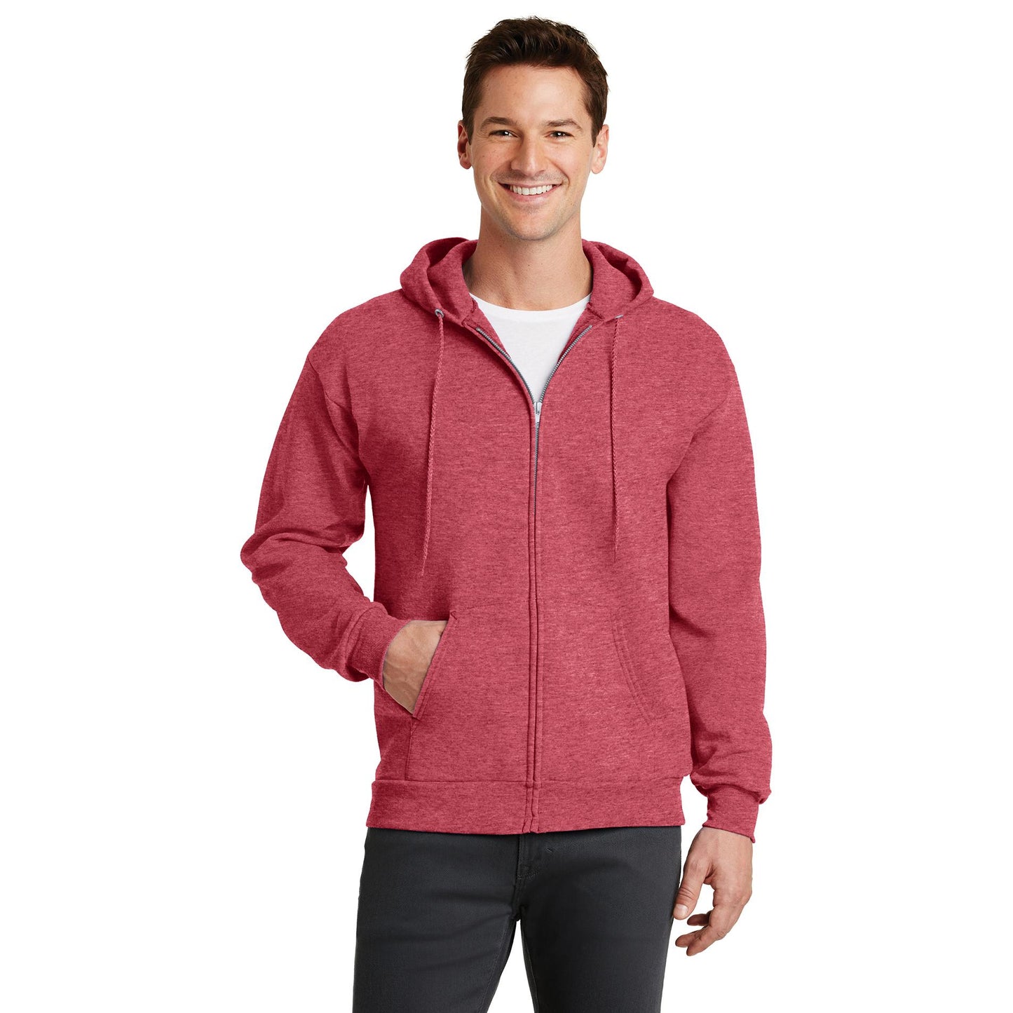 Athletic Heather Sweatshirts - Port & Company - Cozy Fleece