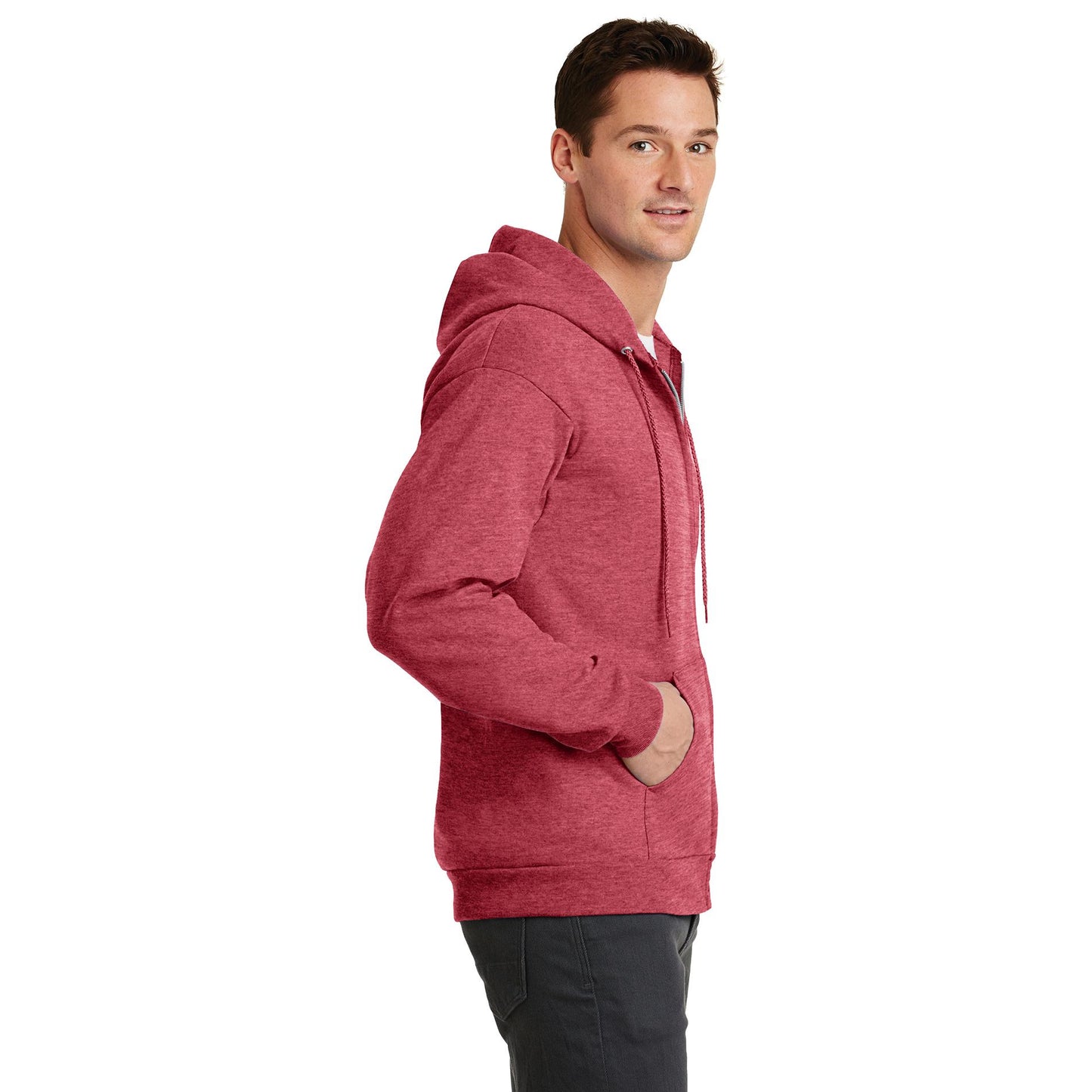 Athletic Heather Sweatshirts - Port & Company - Cozy Fleece