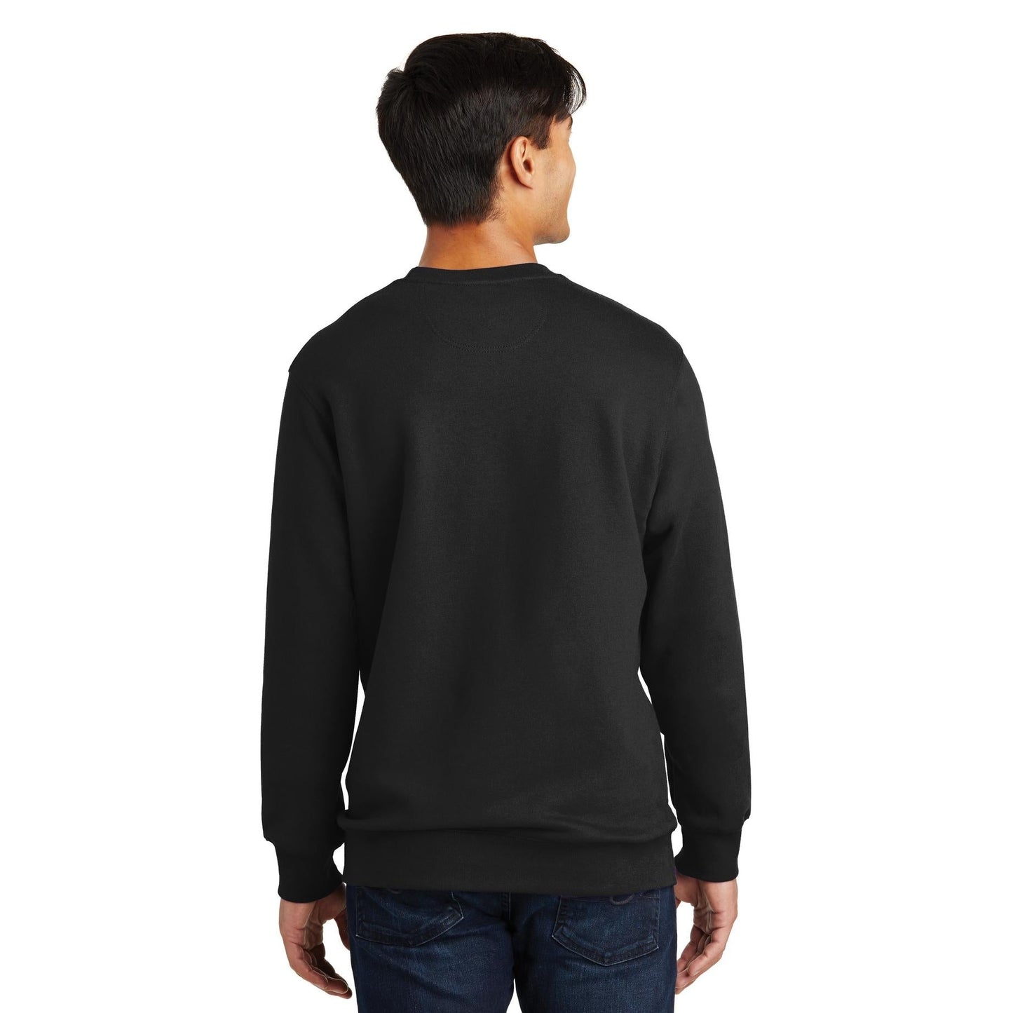 White Fleece Sweatshirt - Port & Company - Soft Touch