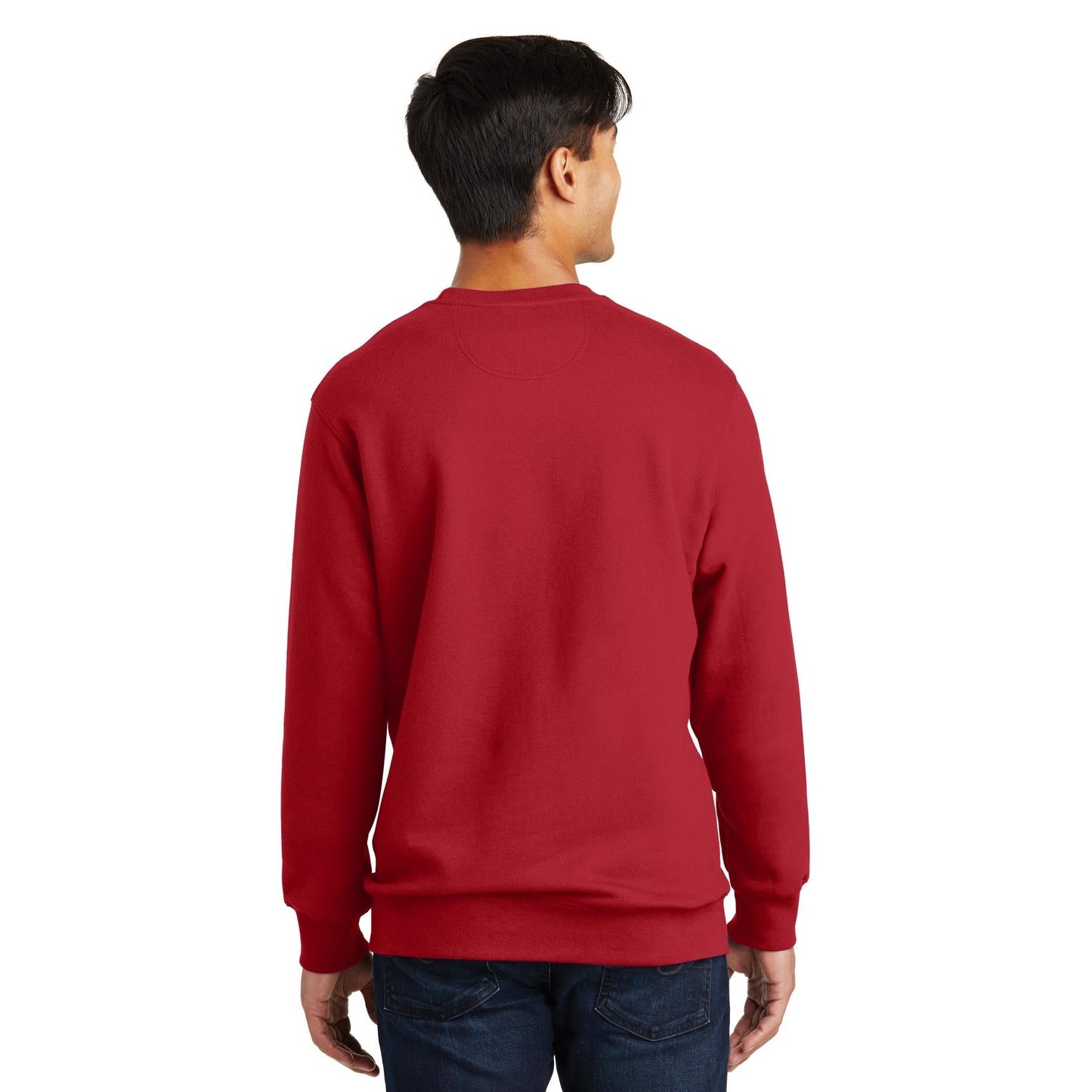 White Fleece Sweatshirt - Port & Company - Soft Touch