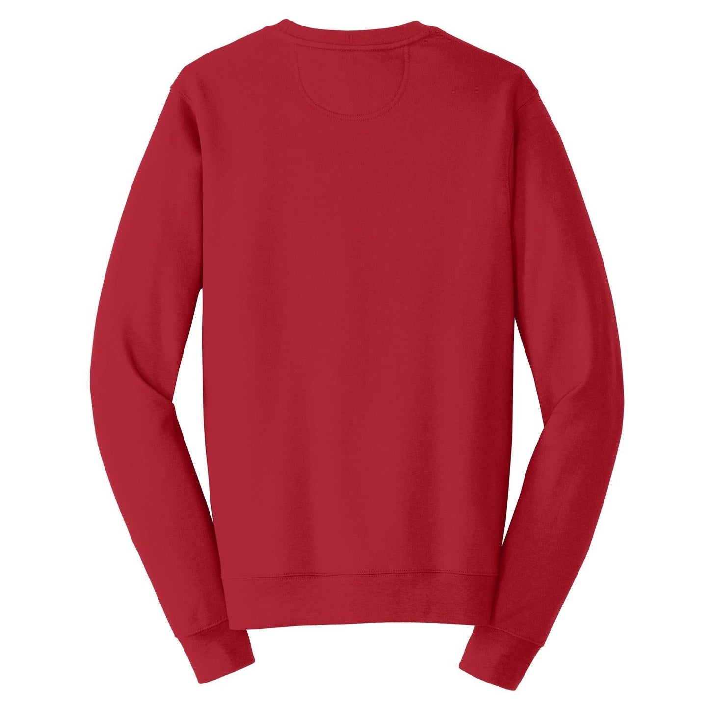 White Fleece Sweatshirt - Port & Company - Soft Touch