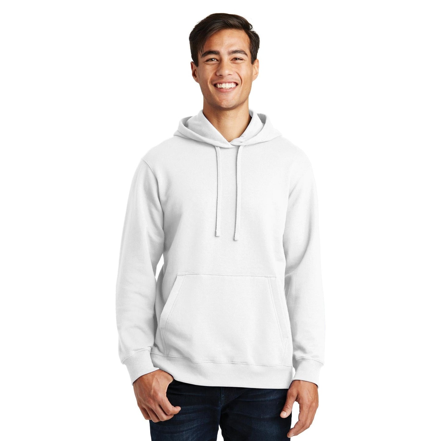 White Sweatshirts - Port & Company - Soft Fleece
