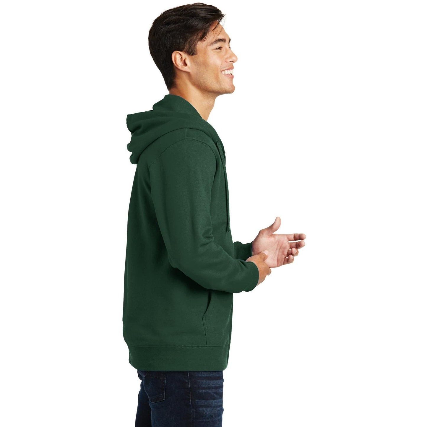White Sweatshirts - Port & Company - Cozy Hoodie - Quality Comfort