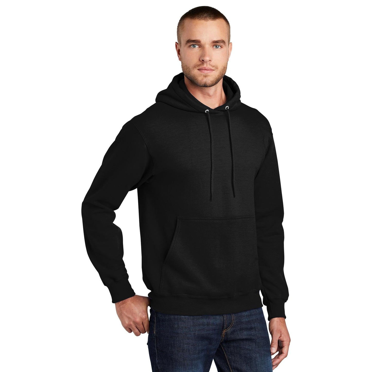 Dark Heather Grey Sweatshirts - Port & Company - Fleece Quality