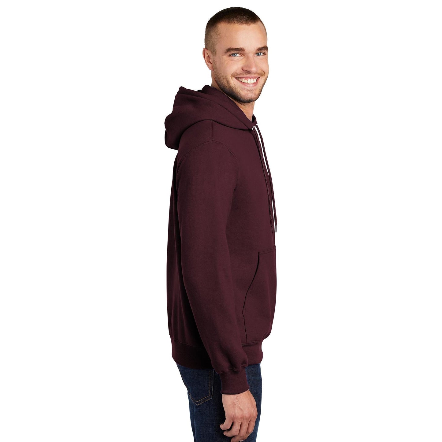 Dark Heather Grey Sweatshirts - Port & Company - Fleece Quality