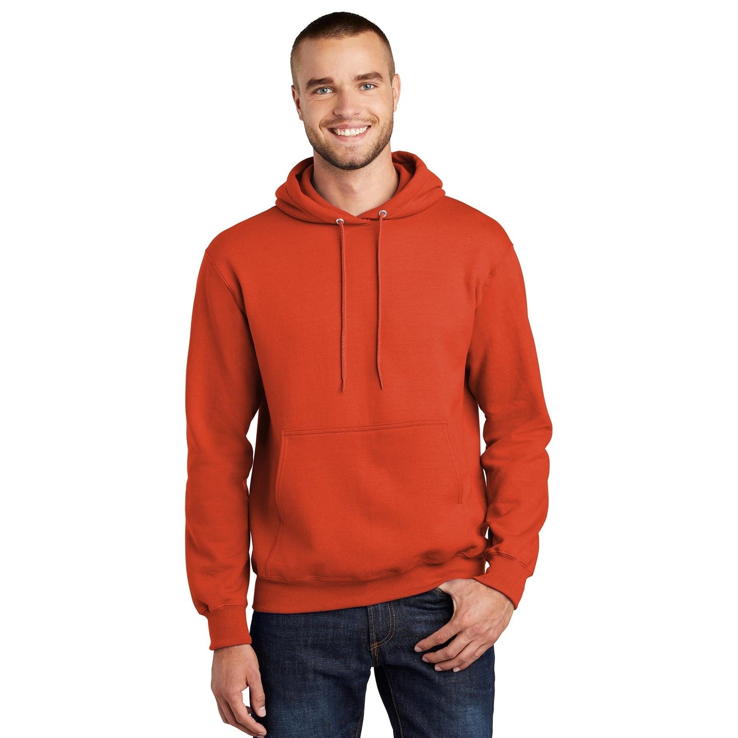 Dark Heather Grey Sweatshirts - Port & Company - Fleece Quality