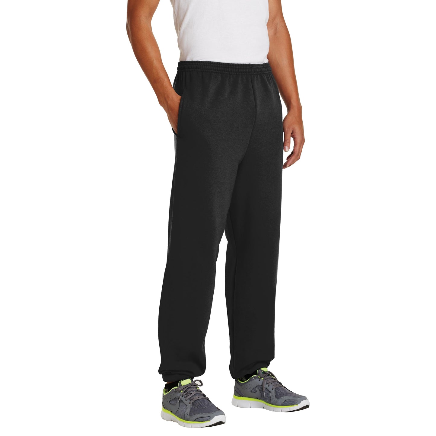 Athletic Heather Sweatpants - Port & Company - Soft Fleece