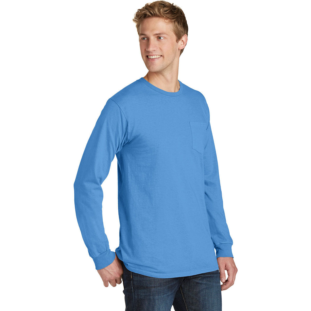 Amethyst T-Shirt - Port & Company - Pocket Tee