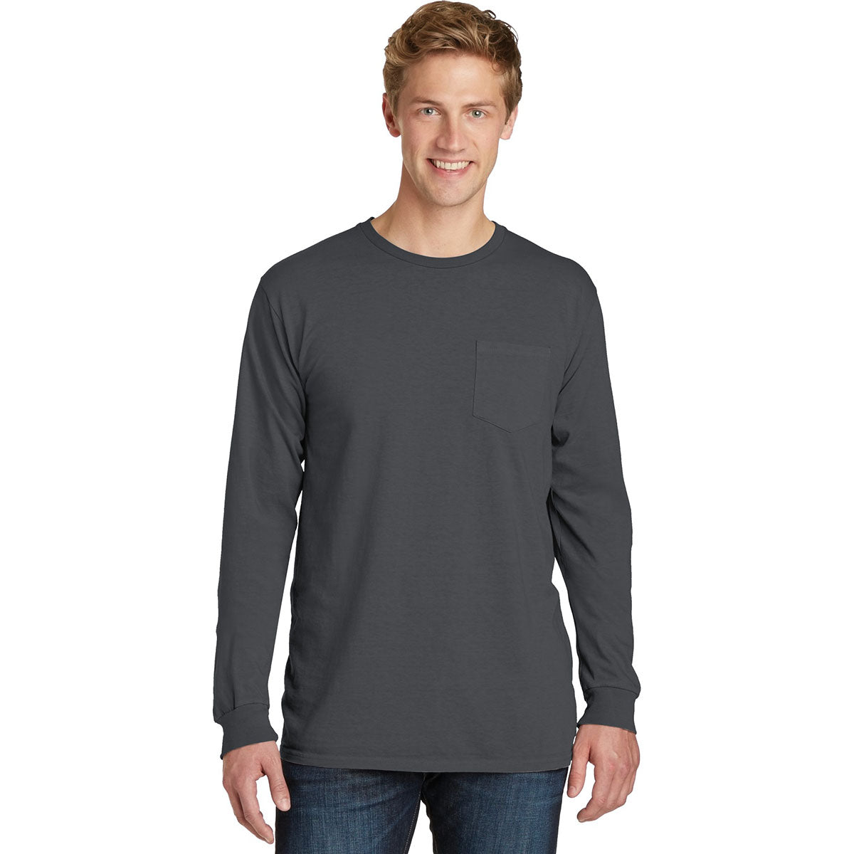 Amethyst T-Shirt - Port & Company - Pocket Tee