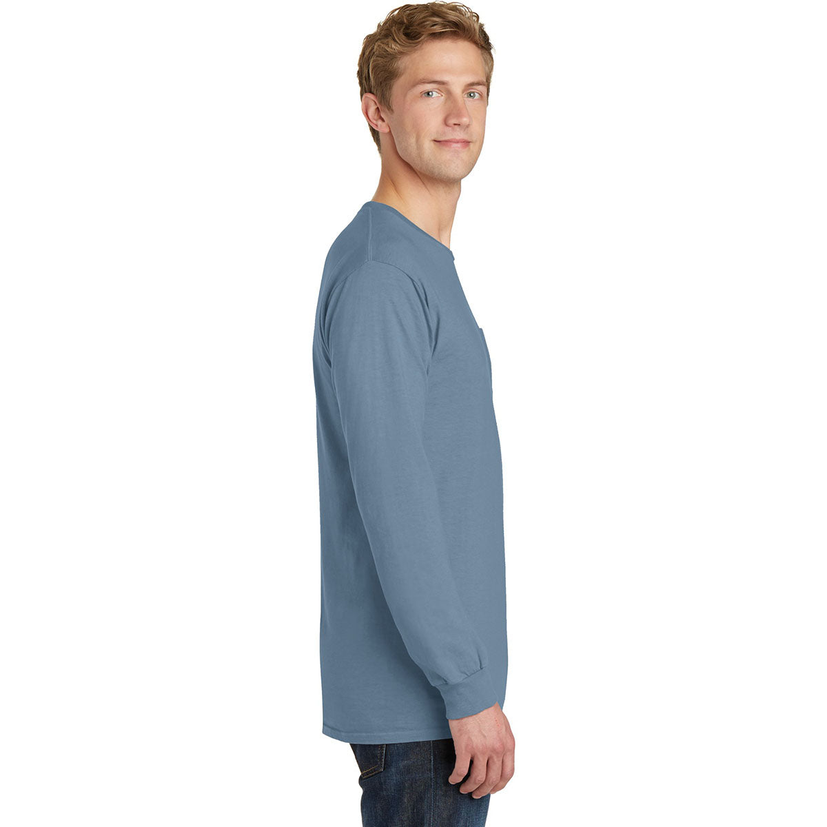 Amethyst T-Shirt - Port & Company - Pocket Tee