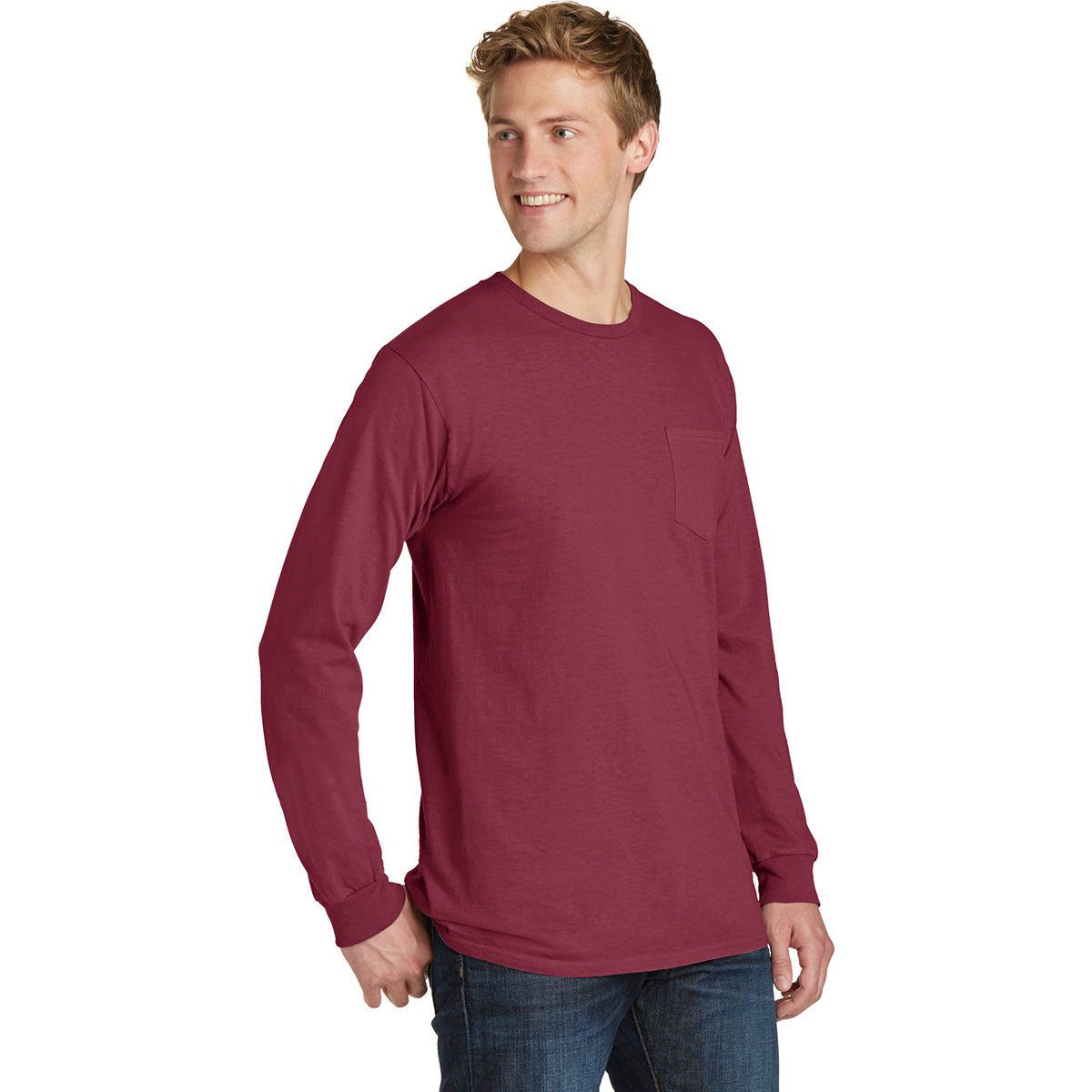 Amethyst T-Shirt - Port & Company - Pocket Tee