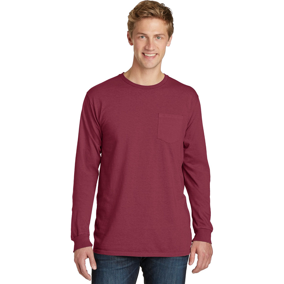 Amethyst T-Shirt - Port & Company - Pocket Tee