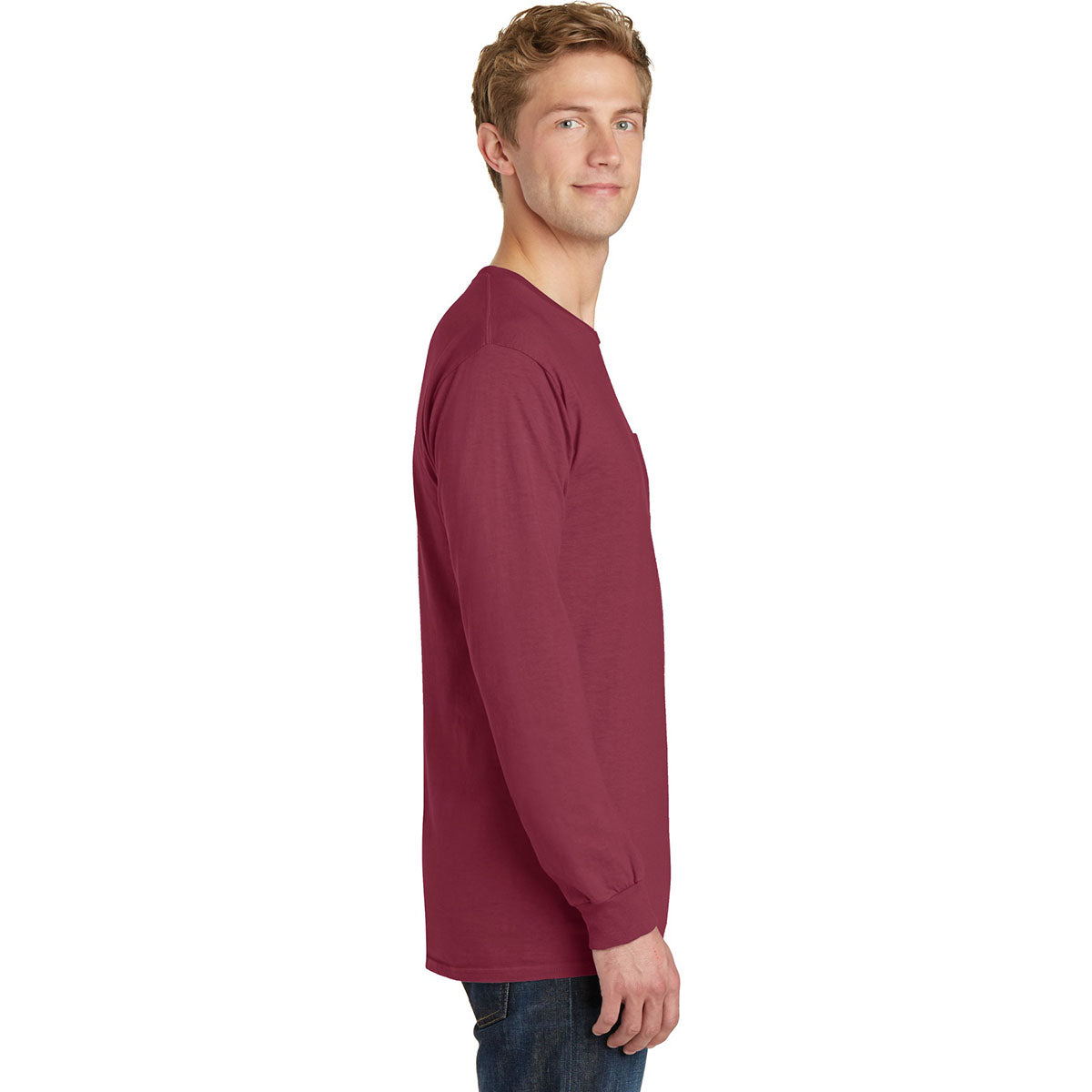 Amethyst T-Shirt - Port & Company - Pocket Tee