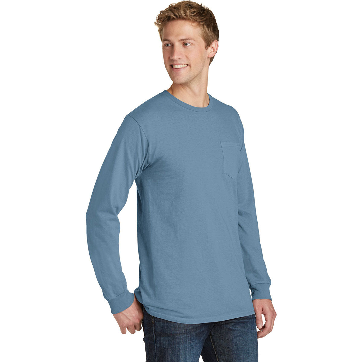 Amethyst T-Shirt - Port & Company - Pocket Tee