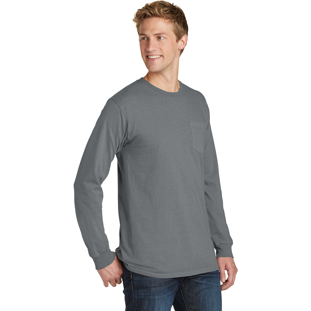 Amethyst T-Shirt - Port & Company - Pocket Tee